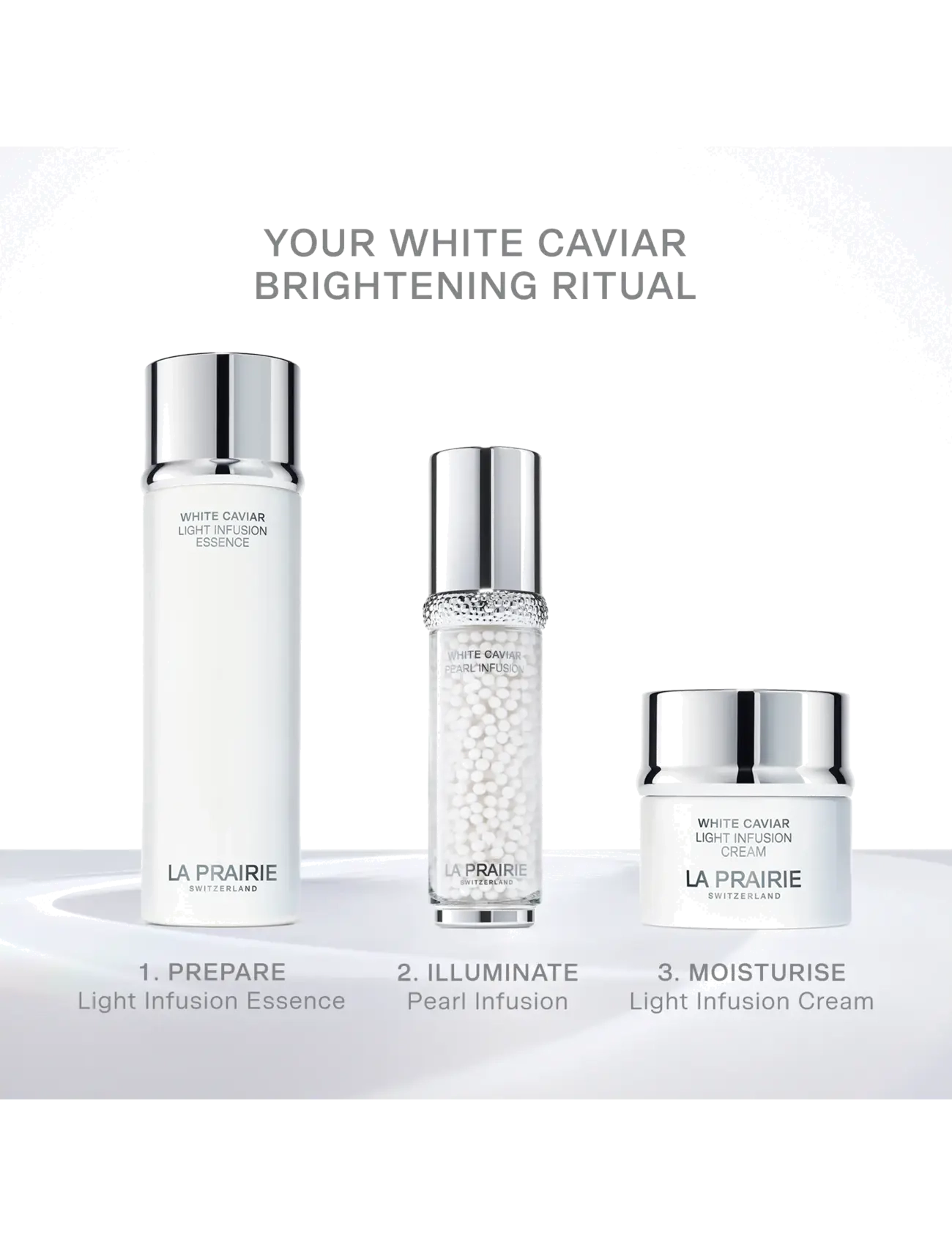 La Prairie - White Caviar Face cream 50 ml - dagcremer - clear - 5