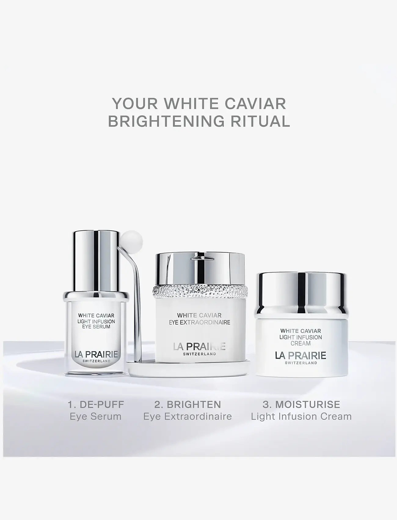 La Prairie - White Caviar Eye serum 15 ml - Øjenserum - clear - 5