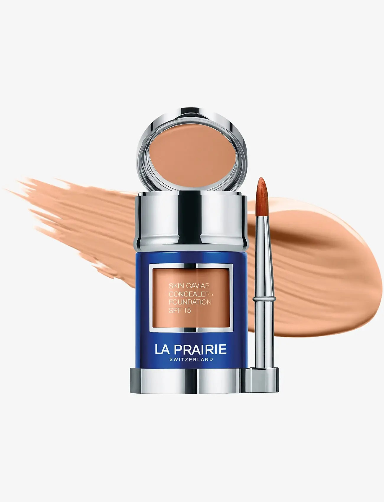 La Prairie - FOUNDATION&POWDER PECHESKIN CAVIAR SPF15 - foundations - peche - 1