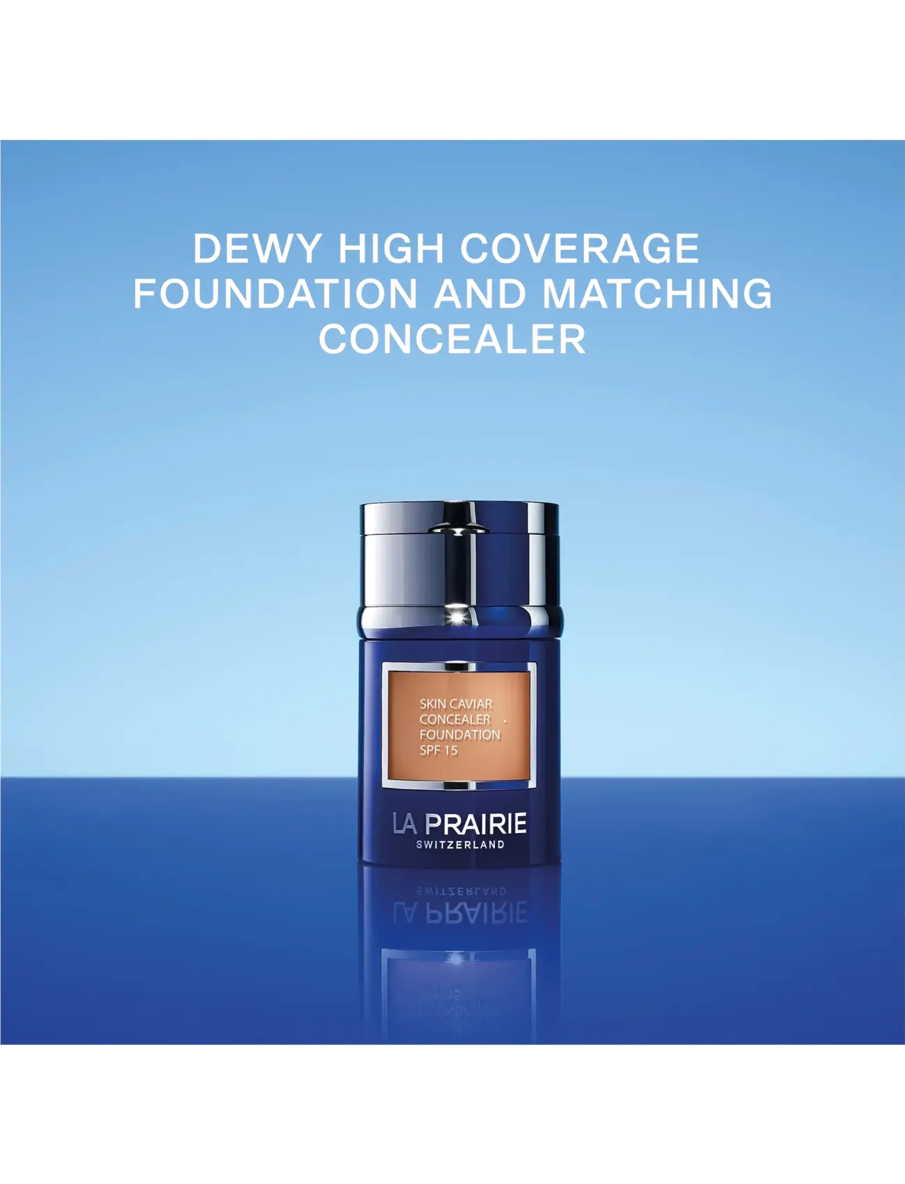 La Prairie - FOUNDATION&POWDER MOCHASKIN CAVIAR SPF15 - bliv klar til date night - mocha - 2