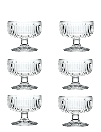La Rochére La Rochère Dessert Bowl Tahiti, 6 pcs - Schüsseln - CLEAR / undefined