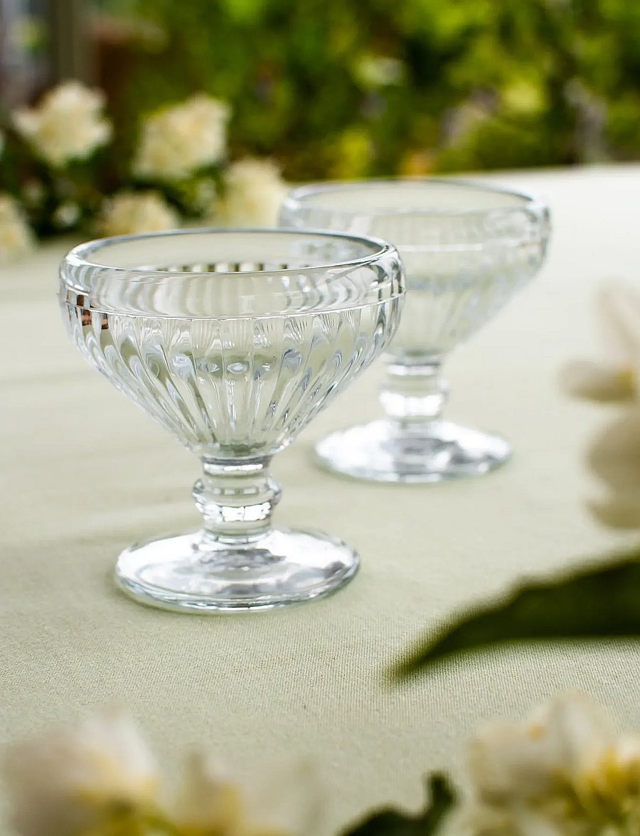 La Rochére - La Rochère Dessert Bowl Canarie, 6 pcs - servierschalen - clear - 5