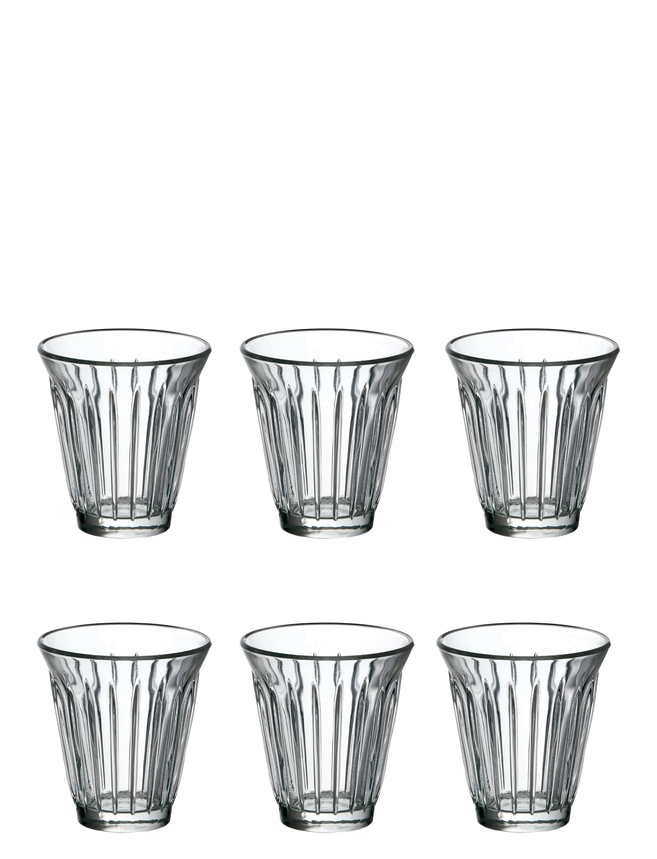 La Rochére La Rochère Vattenglas Zinc 6 st - Serviravimo reikmenys - CLEAR / undefined