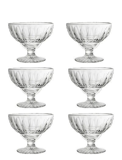 La Rochére La Rochère Footed Bowl Elise, 6 pcs - Schüsseln - CLEAR / undefined