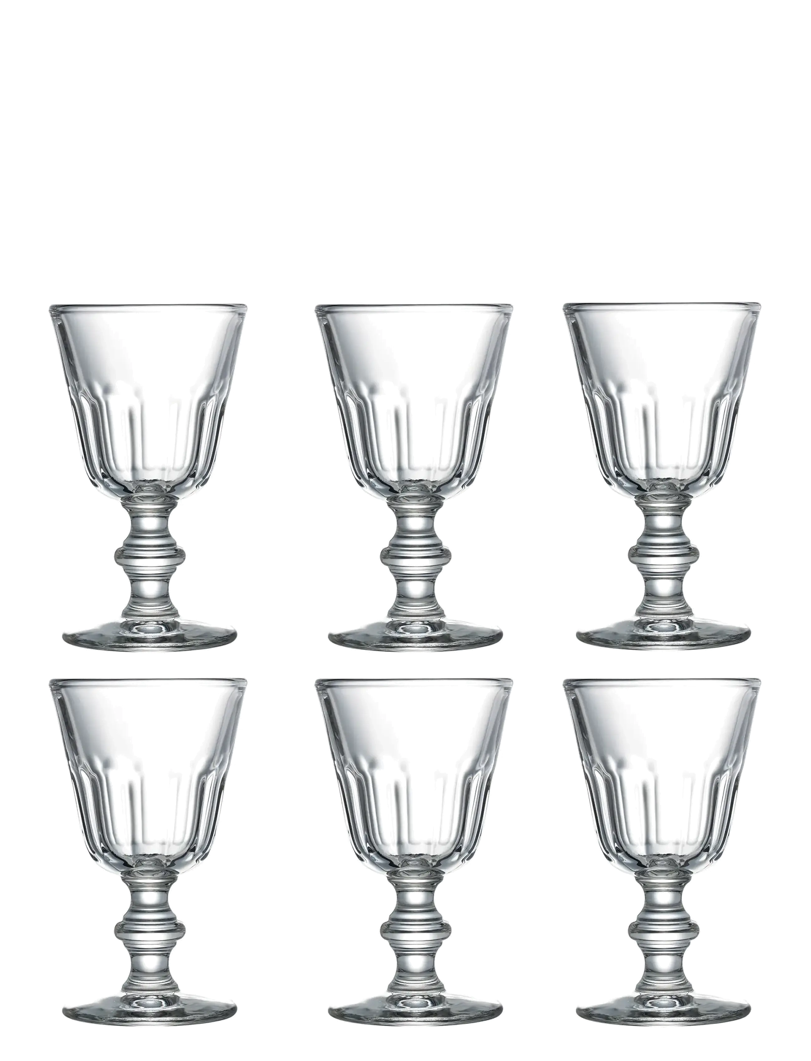La Rochère Small Footed Glass Perigord, 6 pcs - CLEAR