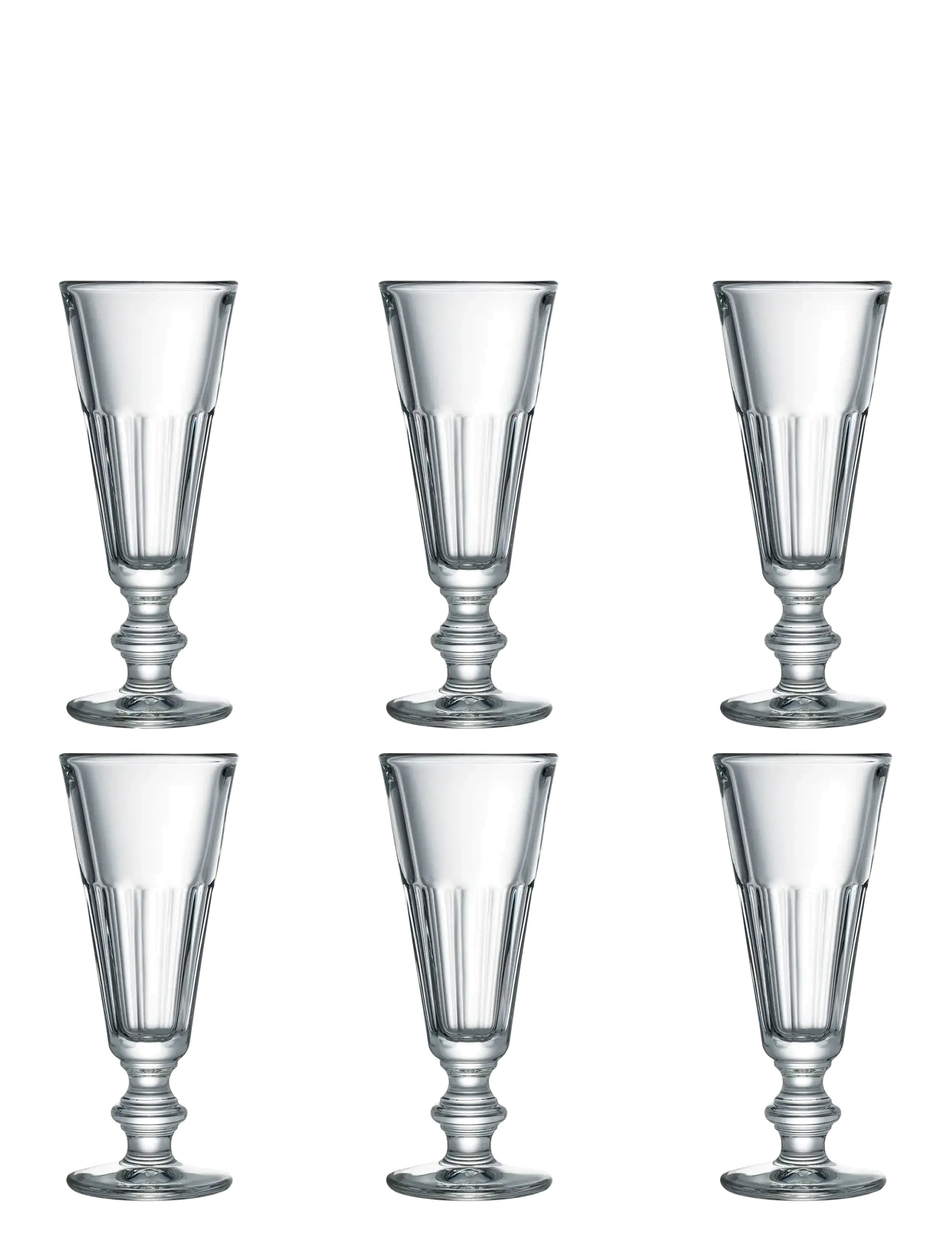 La Rochère Champagne Flute Perigord, 6 pcs - CLEAR