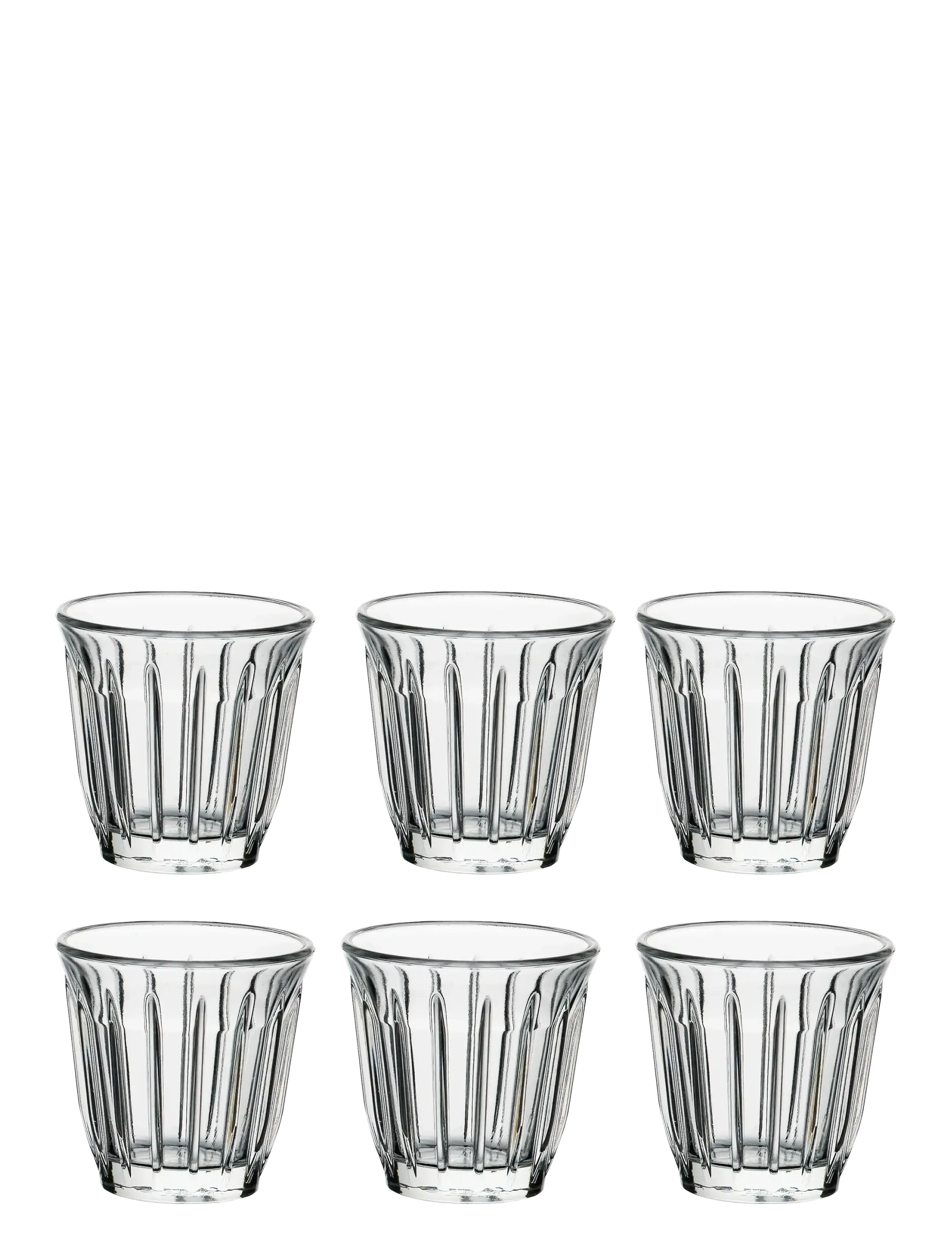 La Rochére Zinc Glas 6 Glas, 10 CL, Glass, Nackt - Drinking Homeware