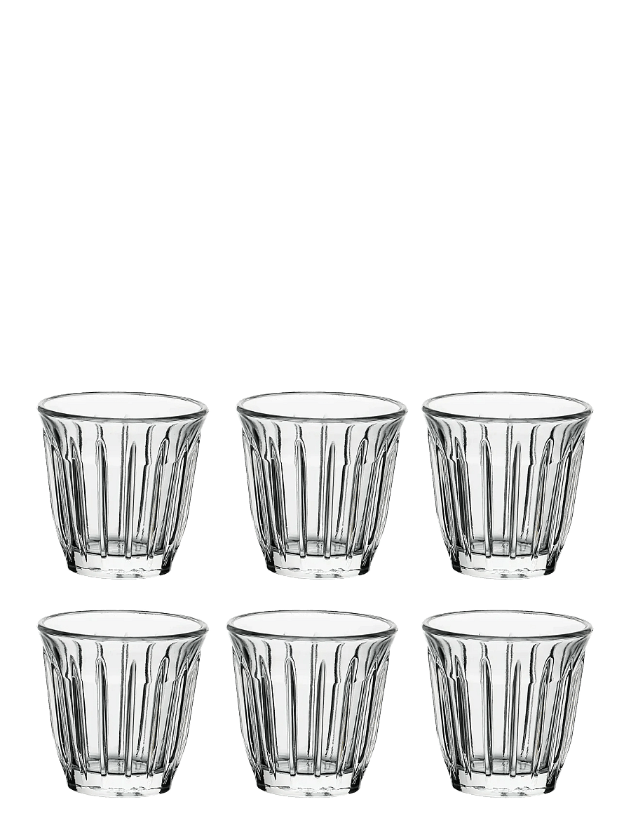 La Rochére - La Rochère Espressoglas Zinc 6 st - joogiklaasid - clear - 0
