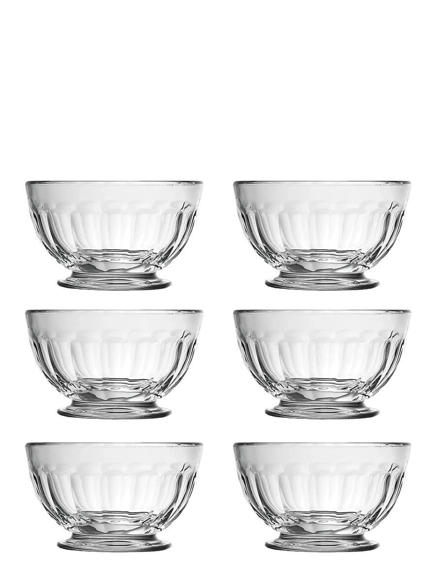 La Rochére - La Rochère Footed Dessert Bowl Perigord, 6 pcs - servierschalen - clear - 0