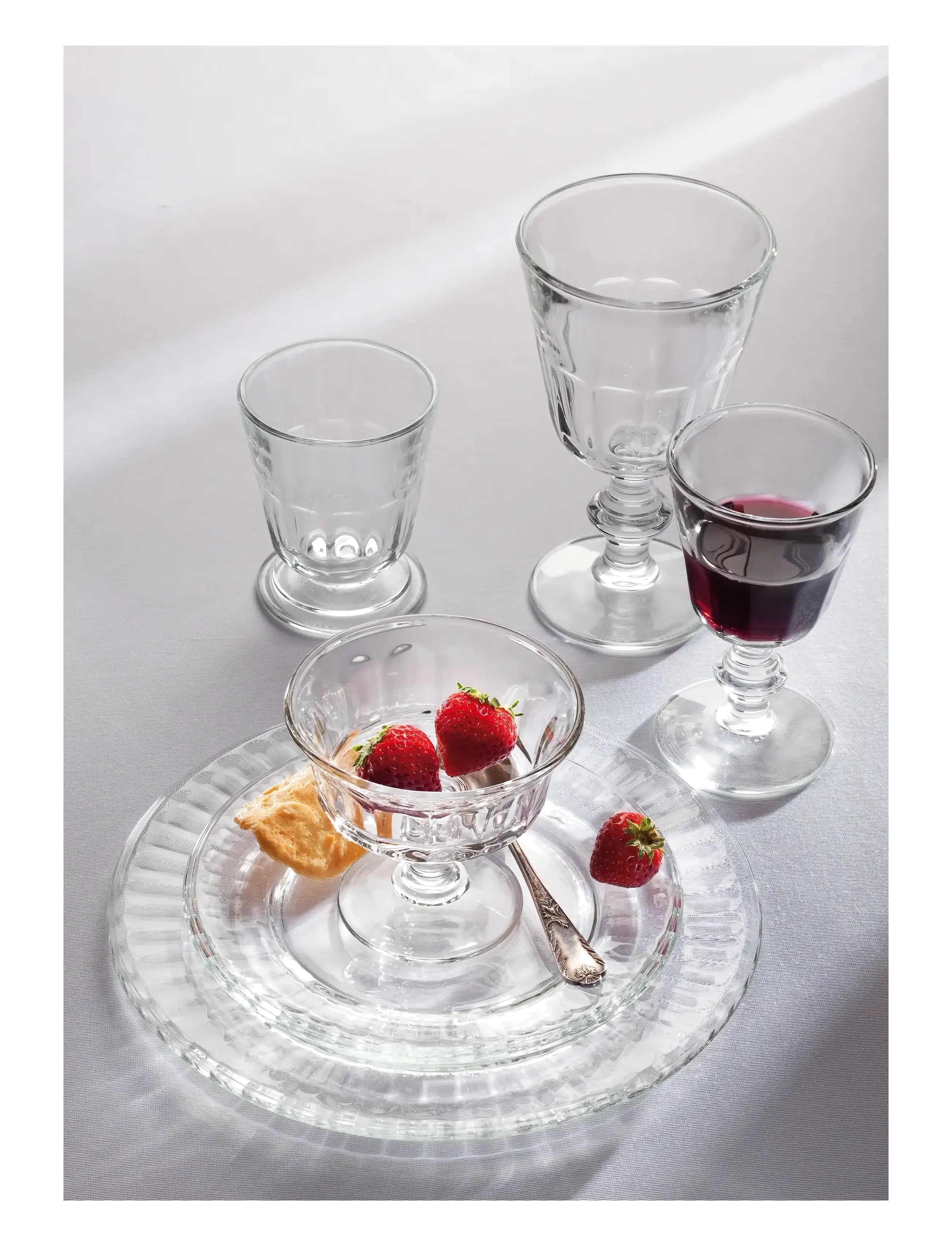 La Rochére - La Rochère Footed Dessert Bowl Perigord, 6 pcs - servierschalen - clear - 2