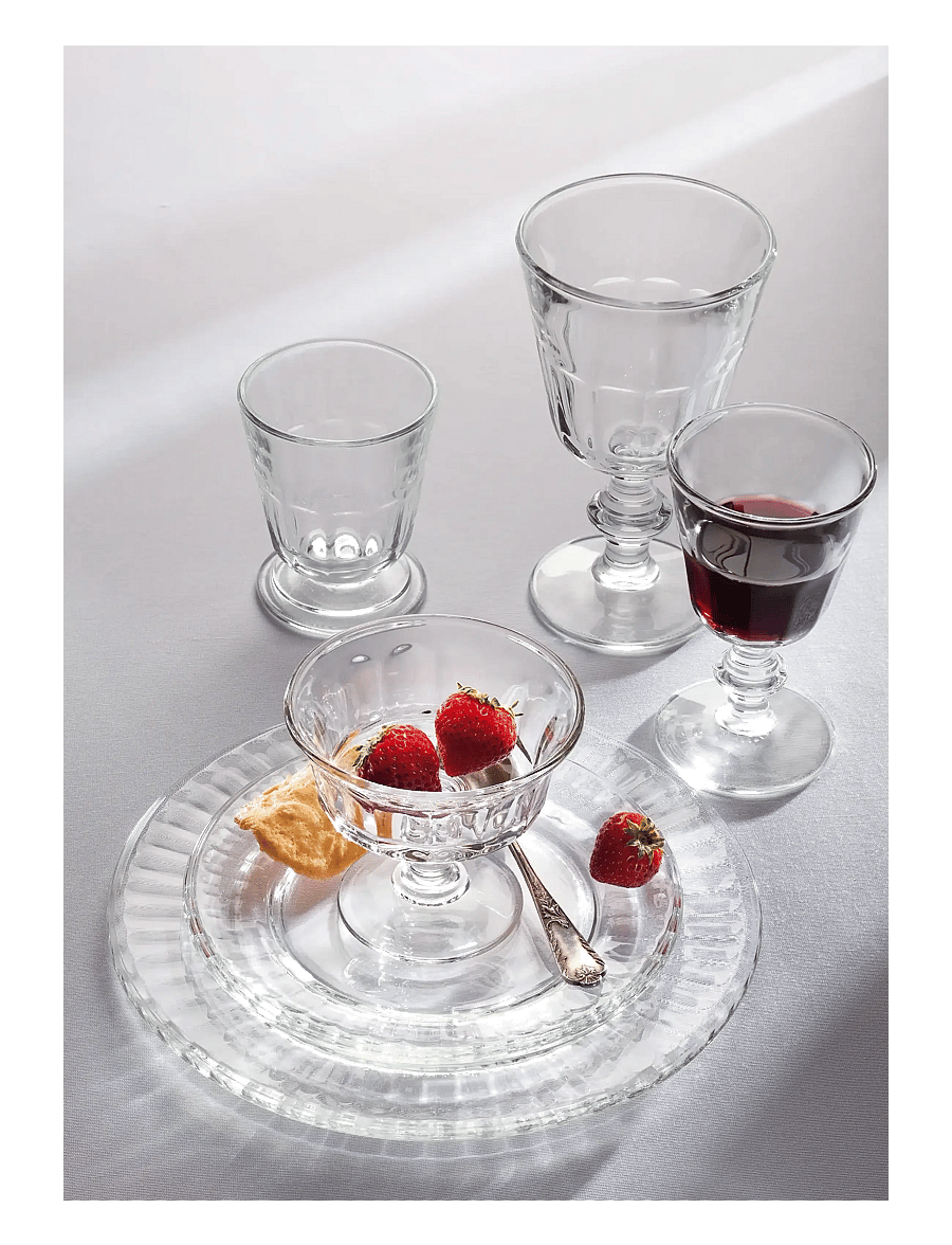 La Rochére - La Rochère Footed Dessert Bowl Perigord, 6 pcs - servierschalen - clear - 2