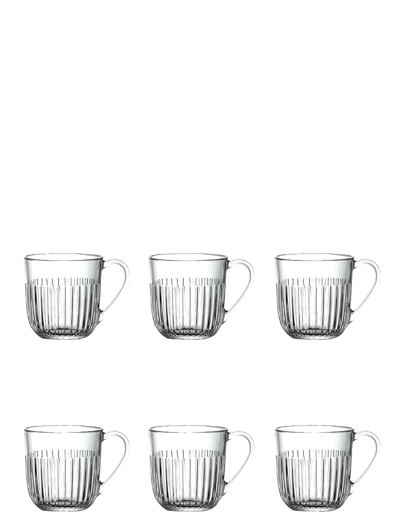 La Rochére - La Rochère Mug with Handle Ouessant, 6 pcs - tasses à thé - clear - 1