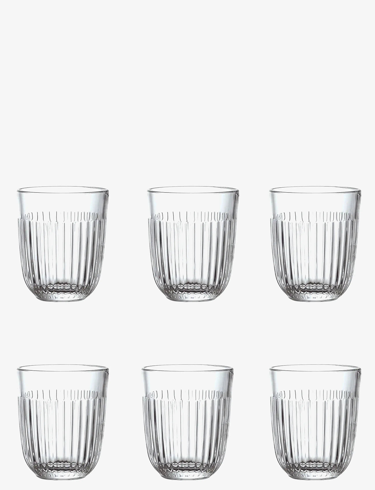 La Rochére - La Rochère Water Glass Ouessant, 6 pcs - drinking glasses & tumblers - clear - 0
