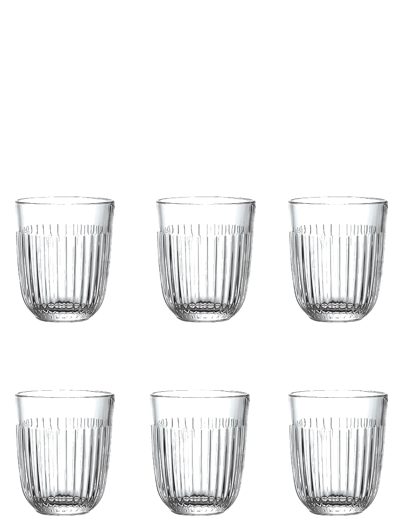 La Rochére - La Rochère Water Glass Ouessant, 6 pcs - drinking glasses & tumblers - clear - 1