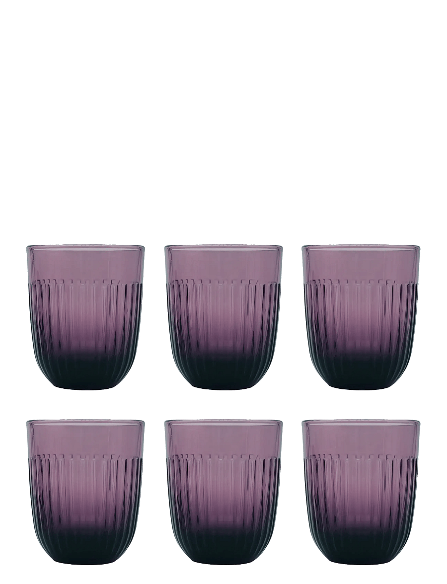 La Rochère - La Rochère Water Glass Ouessant Aubergine, 6 pcs - stiklinės - purple - 1