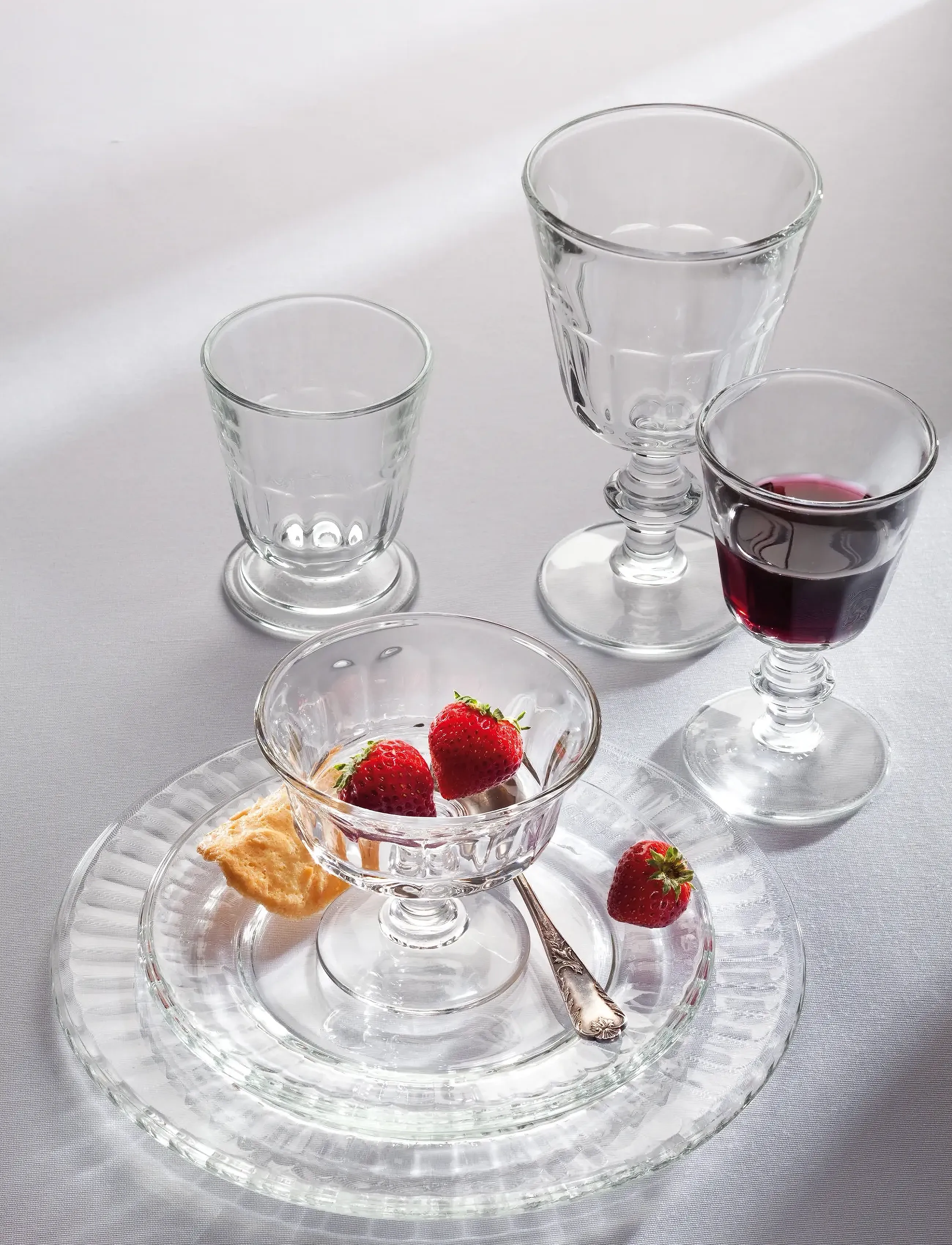 La Rochére Perigord Bæger 6 Glas, 23 CL, Glass, Nackt - Drinking Homeware