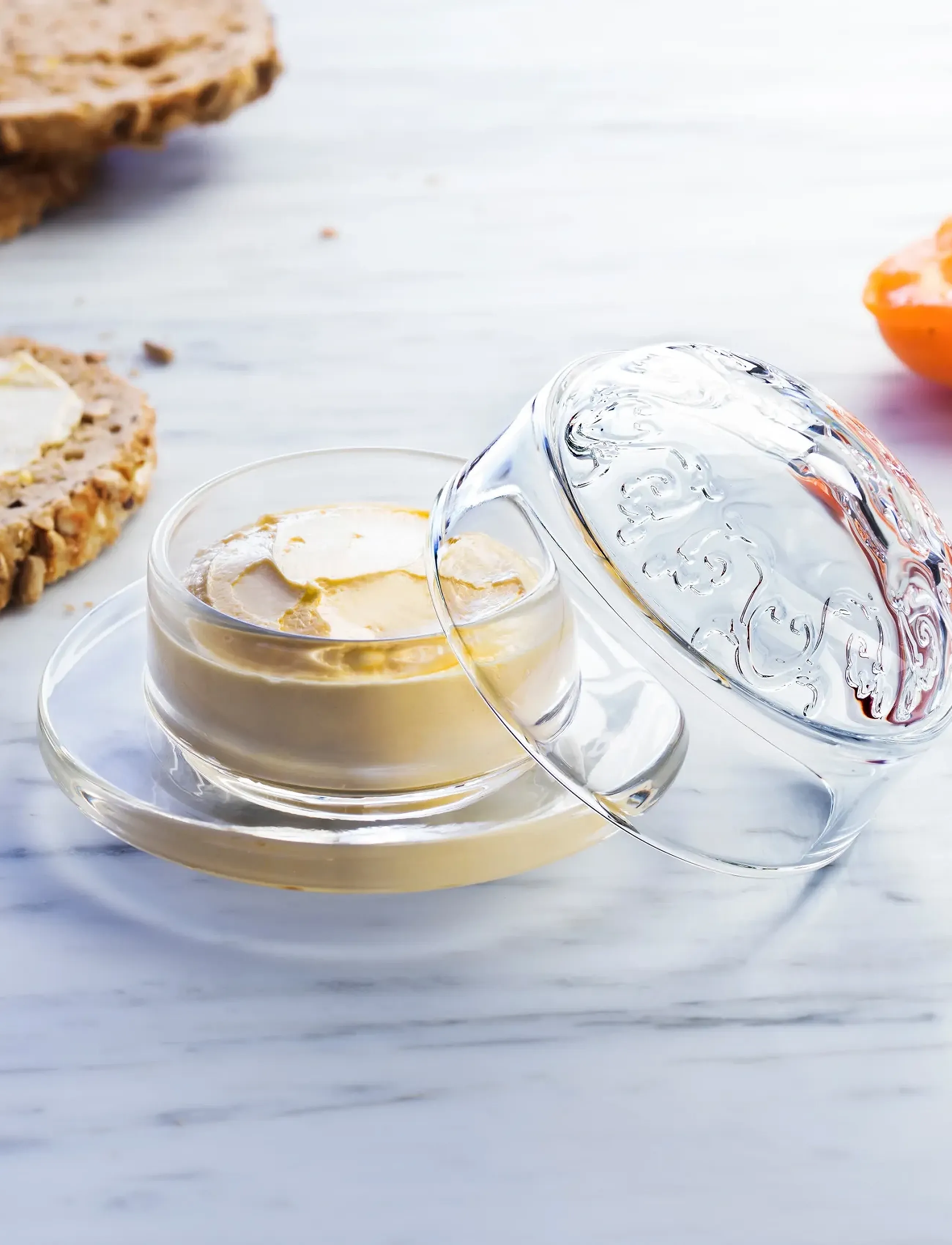 La Rochère - La Rochère Butter Dish Versailles - võitoosid - clear - 0