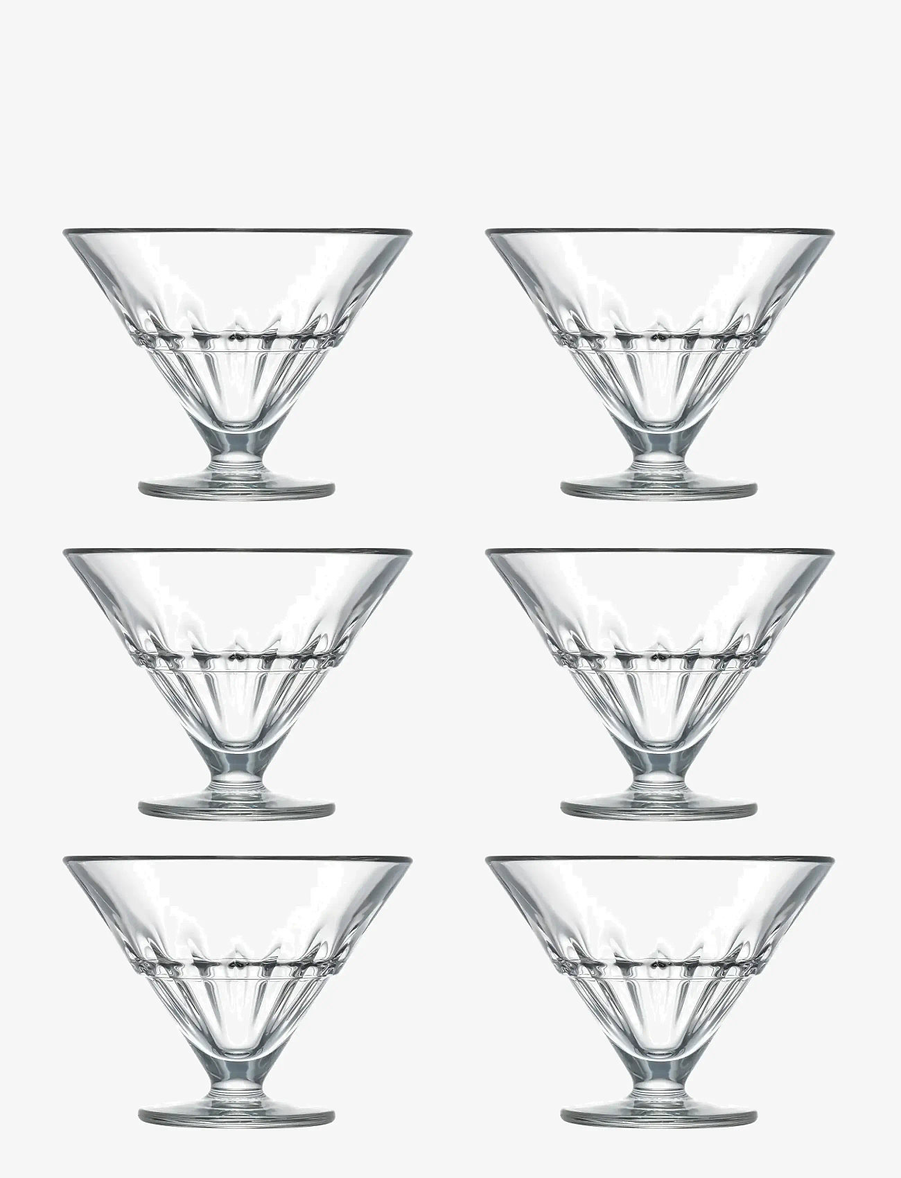 La Rochére - La Rochère Dessert Bowl Excelsior, 6 pcs - servierschalen - clear - 0