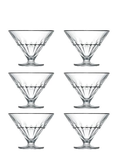 La Rochére La Rochère Dessert Bowl Excelsior, 6 pcs - Schüsseln - CLEAR / undefined