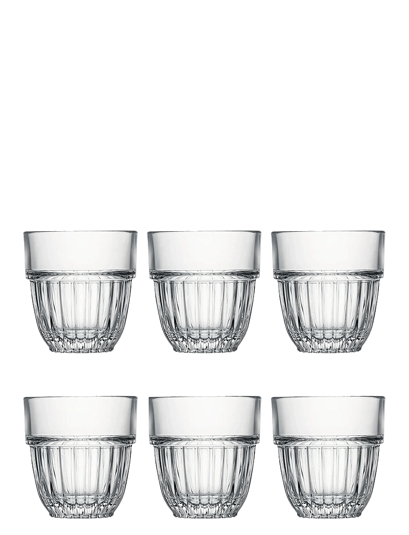 La Rochére - La Rochère Stackable Water Glass Cedrat, 6 pcs - trinkgläser - clear - 1