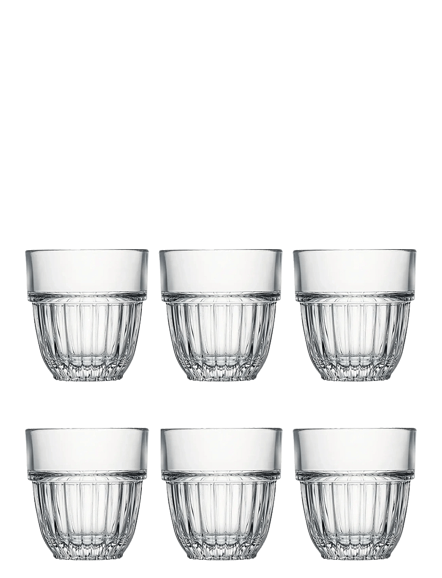 La Rochére - La Rochère Stackable Water Glass Cedrat, 6 pcs - trinkgläser - clear - 1