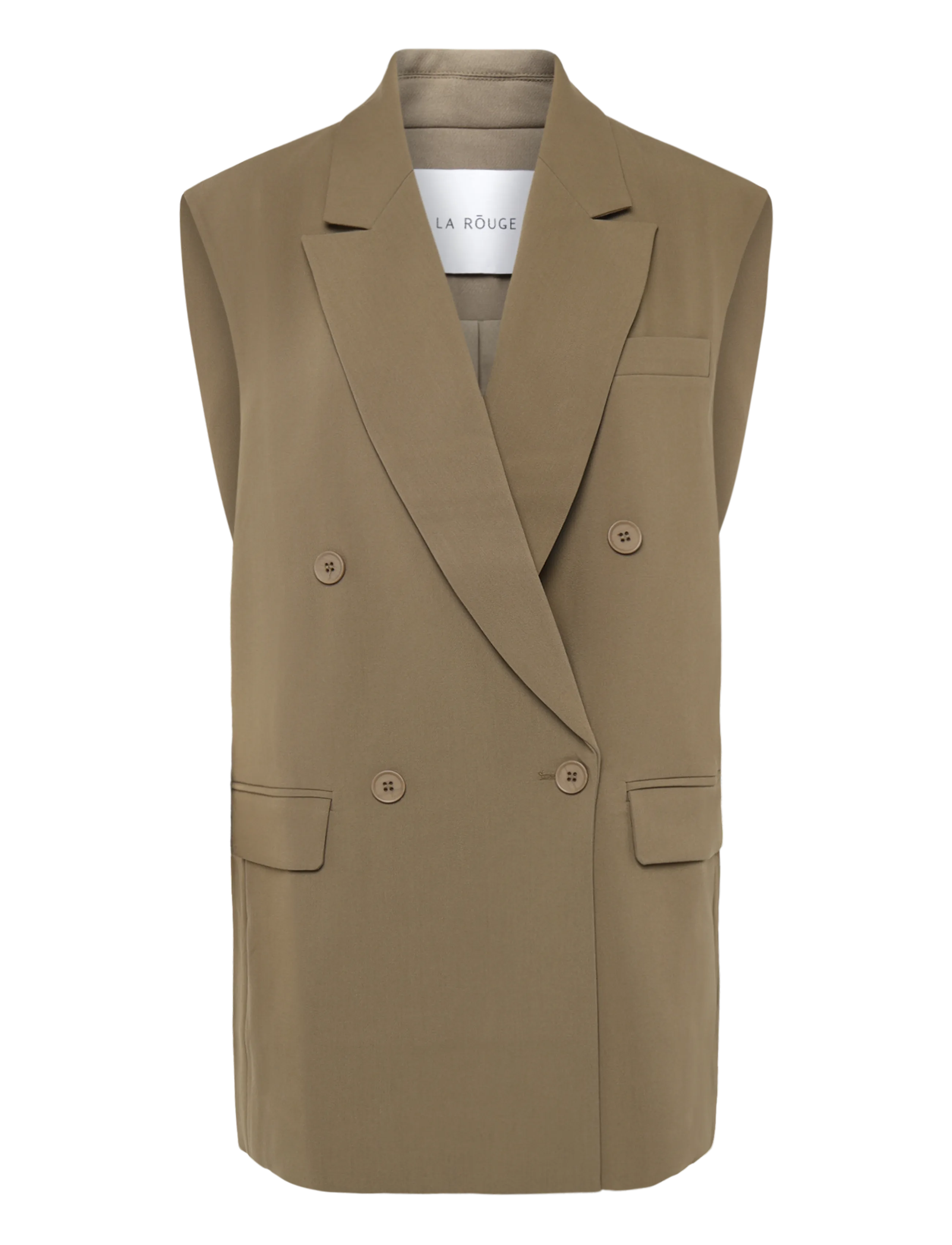 La Rouge Line Vest - La Rouge - SAND / beige