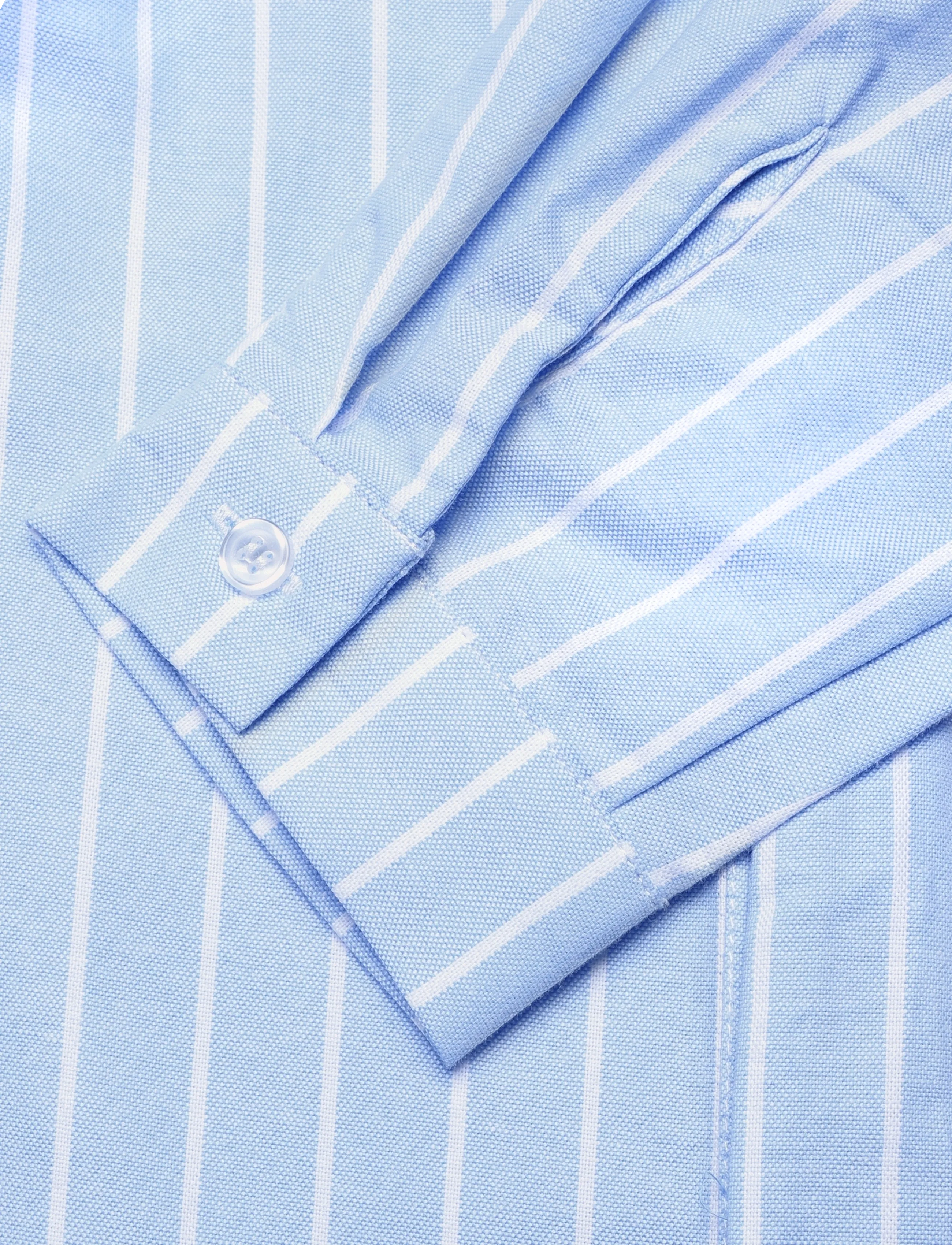 La Rouge - Nelly Stripe Shirtdress - särkkleidid - blue/white stripe - 3