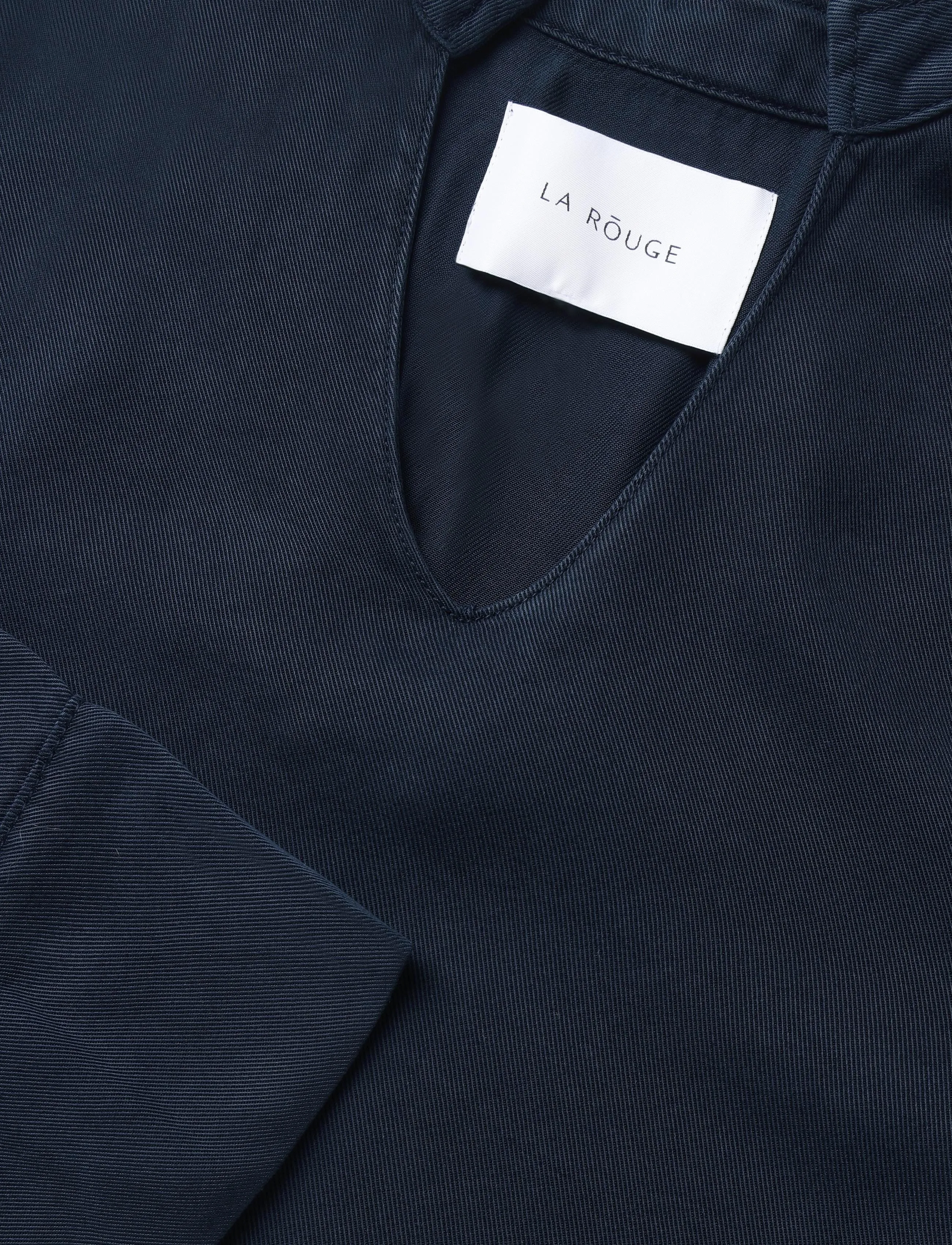 La Rouge - Milo Blouse - langärmlige blusen - dark blue - 2