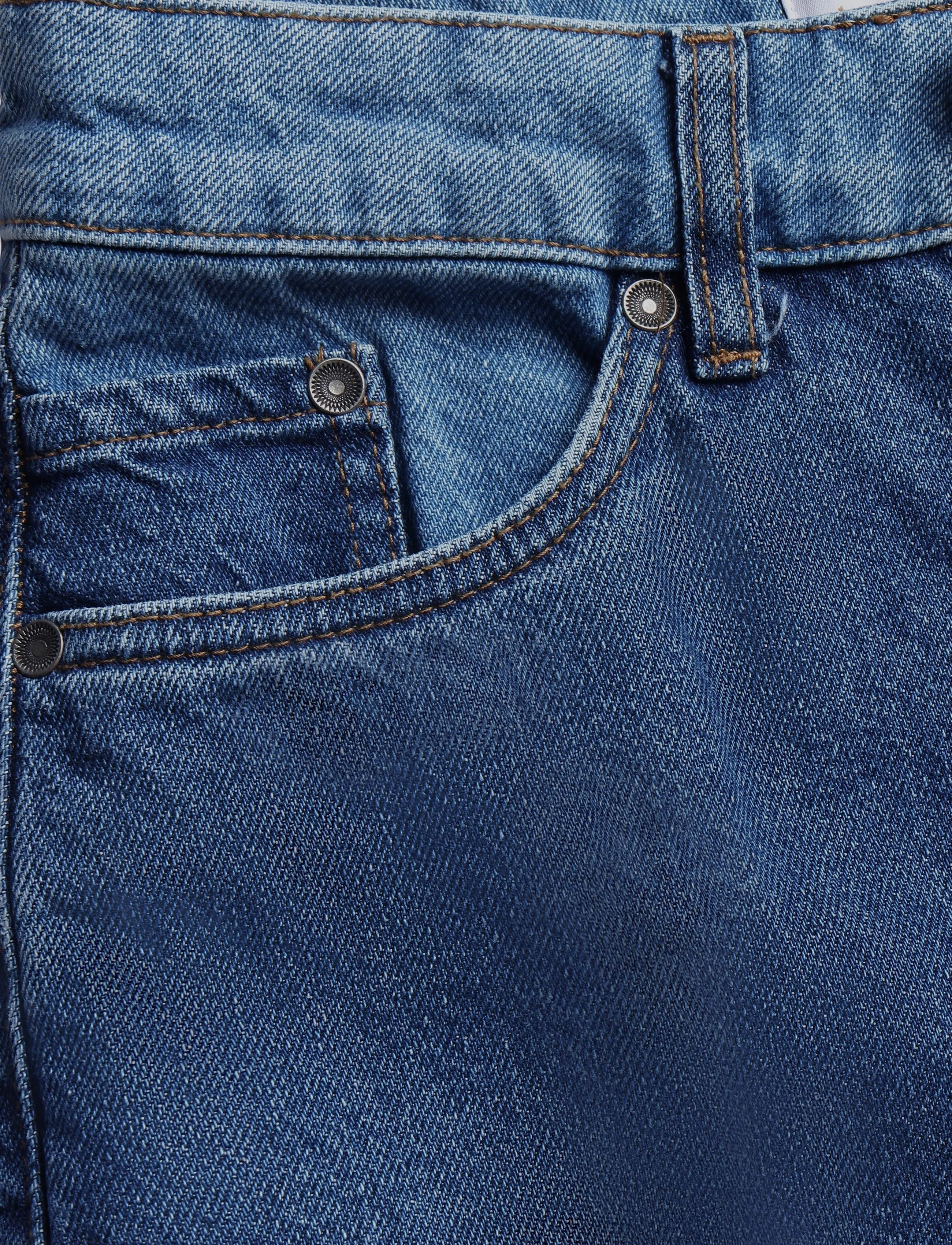 La Rouge - Norah Pants - vida jeans - denim stone wash - 2