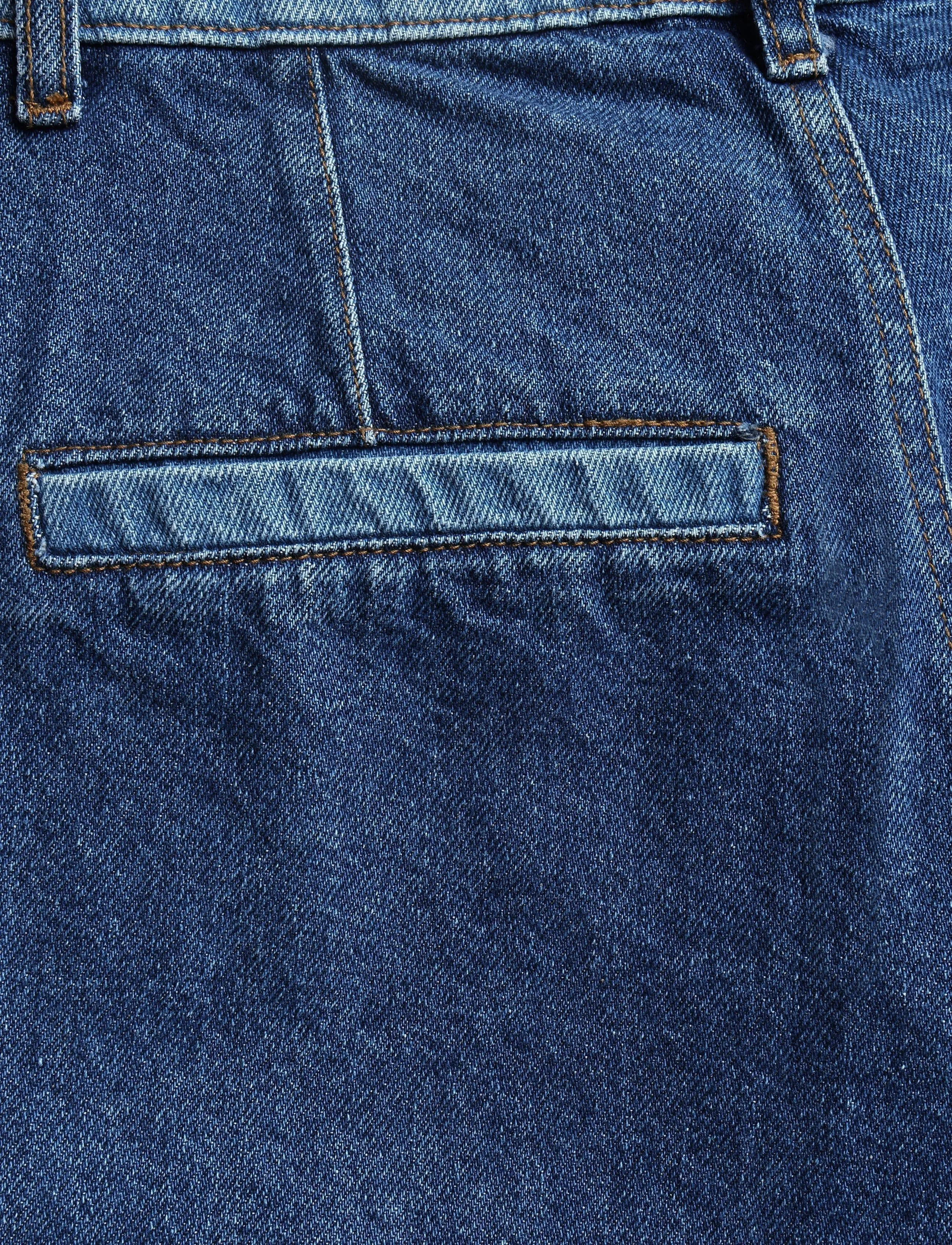 La Rouge - Norah Pants - vida jeans - denim stone wash - 4