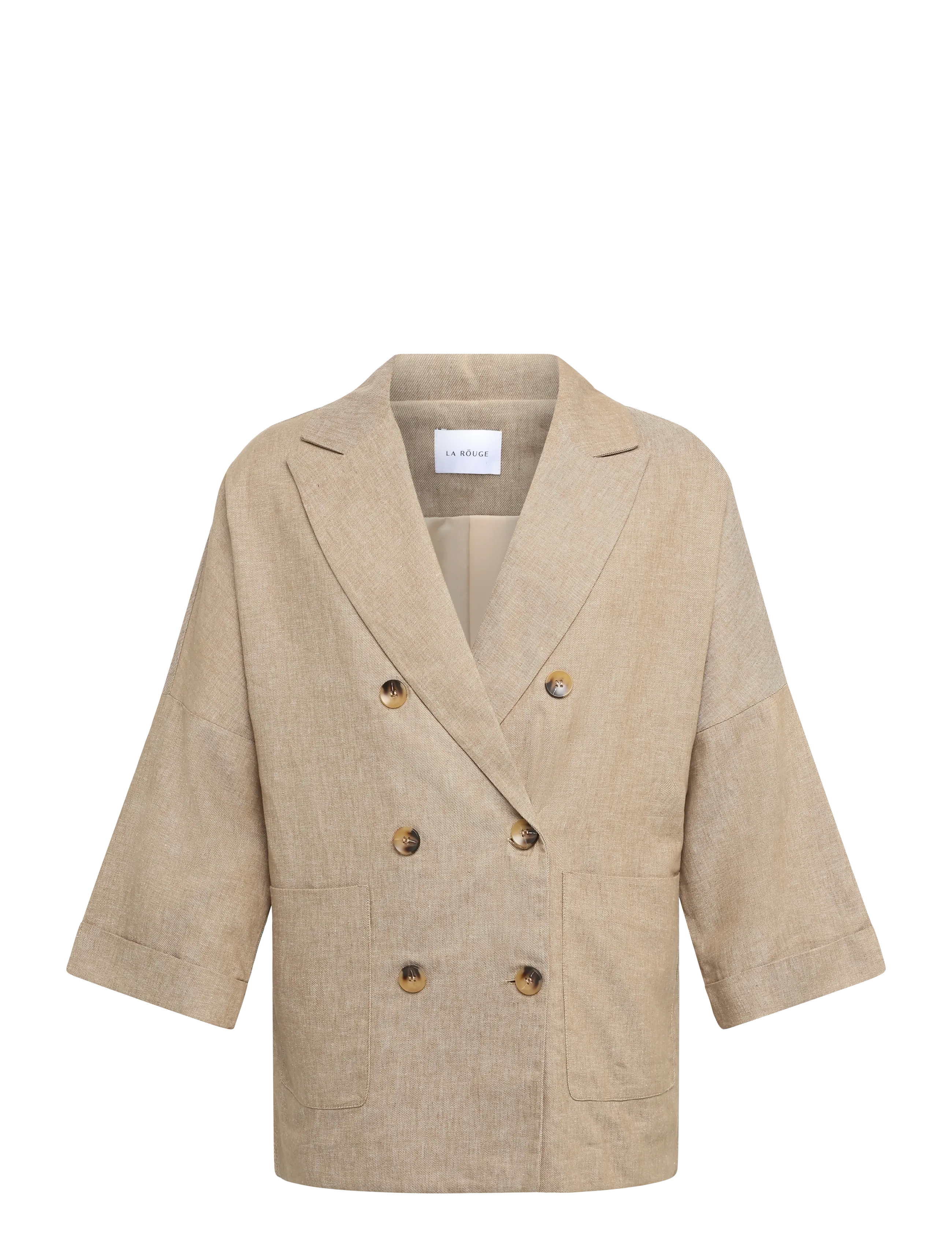 La Rouge Nanna Blazer - La Rouge - DARK SAND / beige