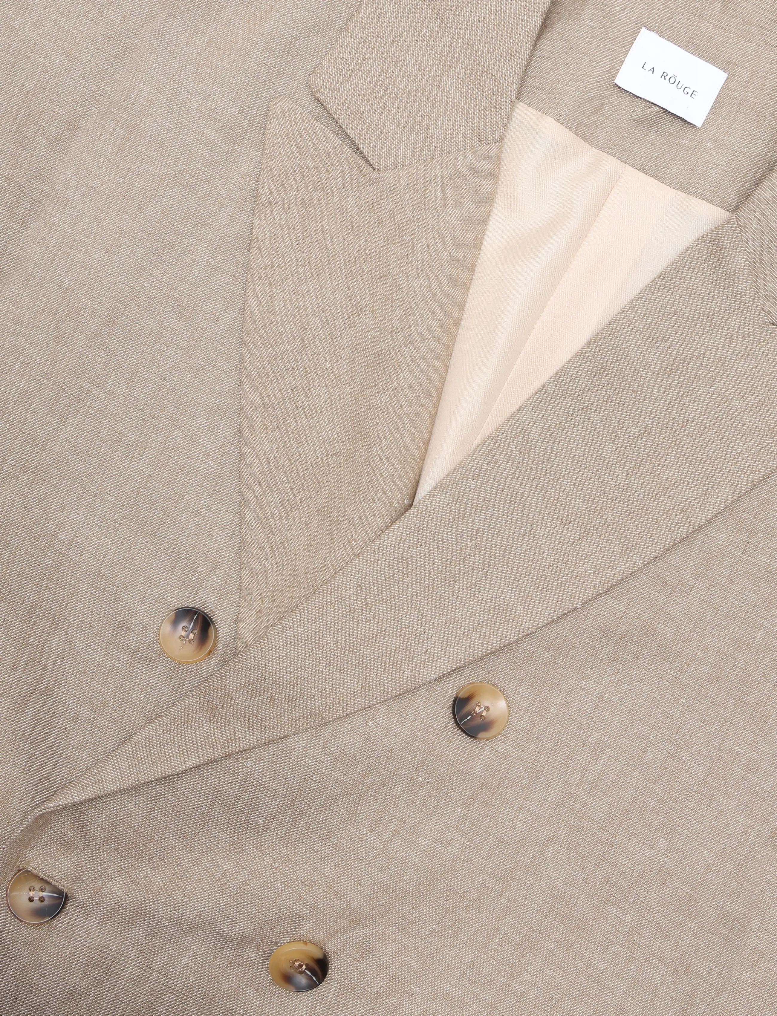 La Rouge - Nanna Blazer - zweireihige blazer - dark sand - 2