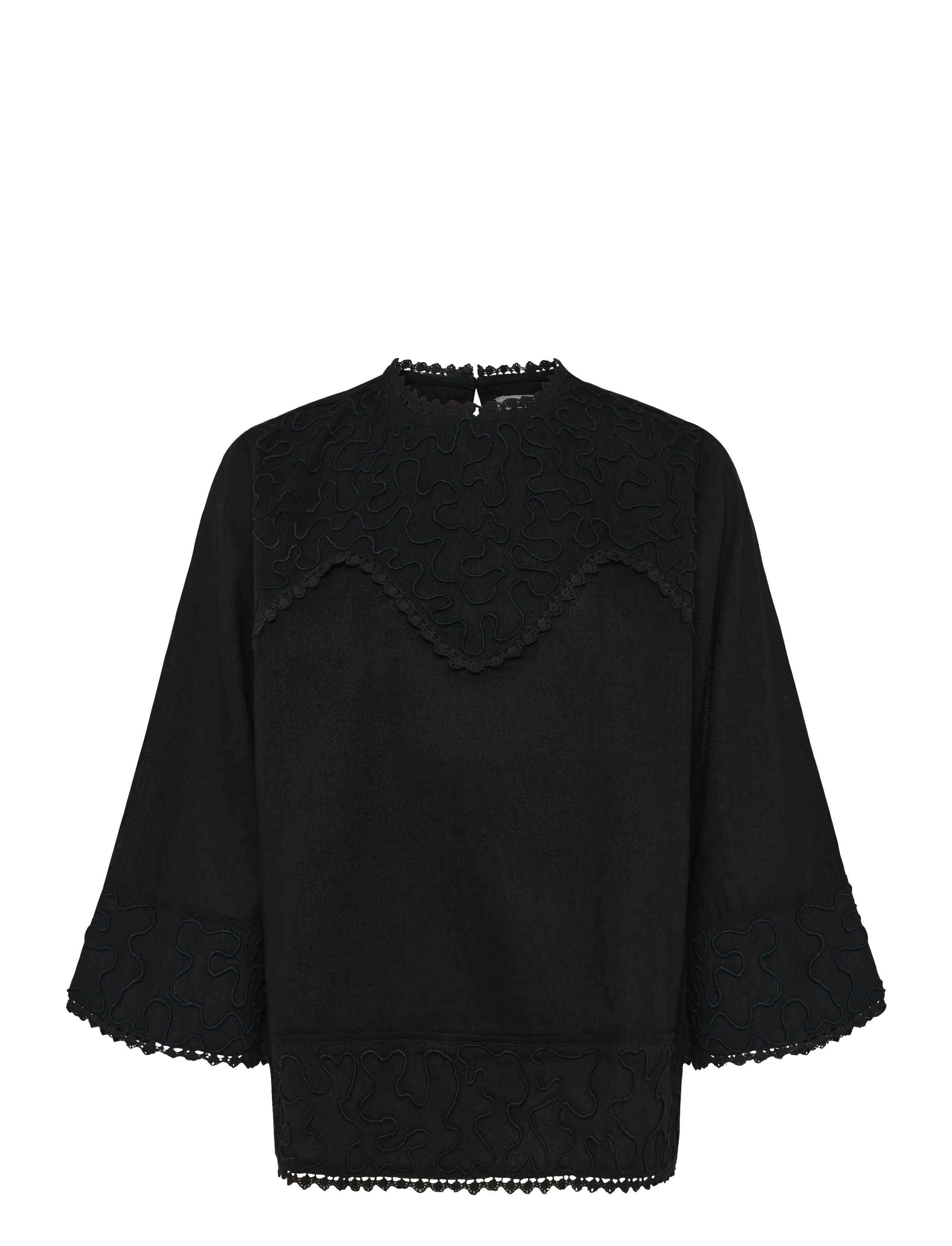 La Rouge Dori Blouse - La Rouge - BLACK / black