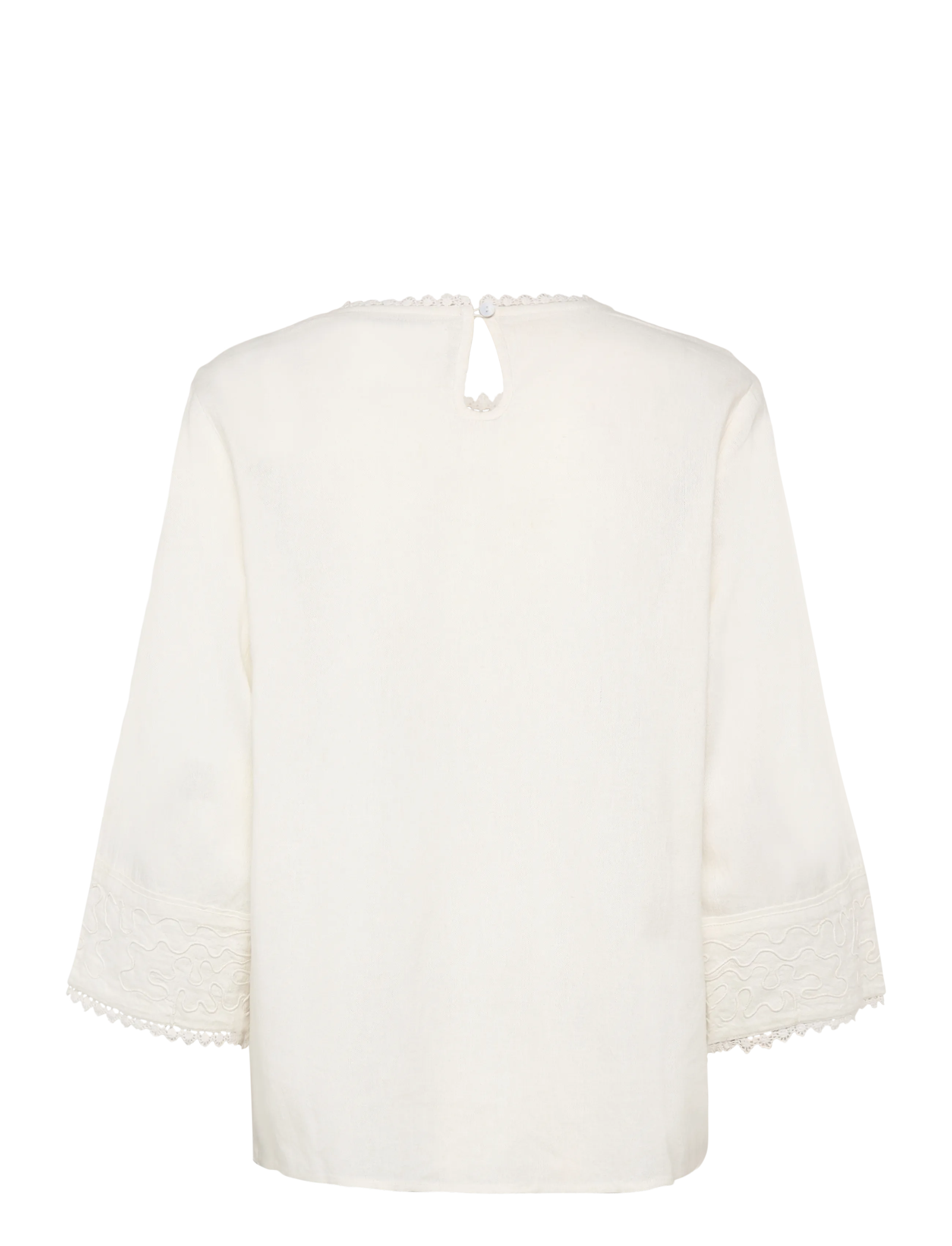 La Rouge - Dori Blouse - langärmlige blusen - white - 1