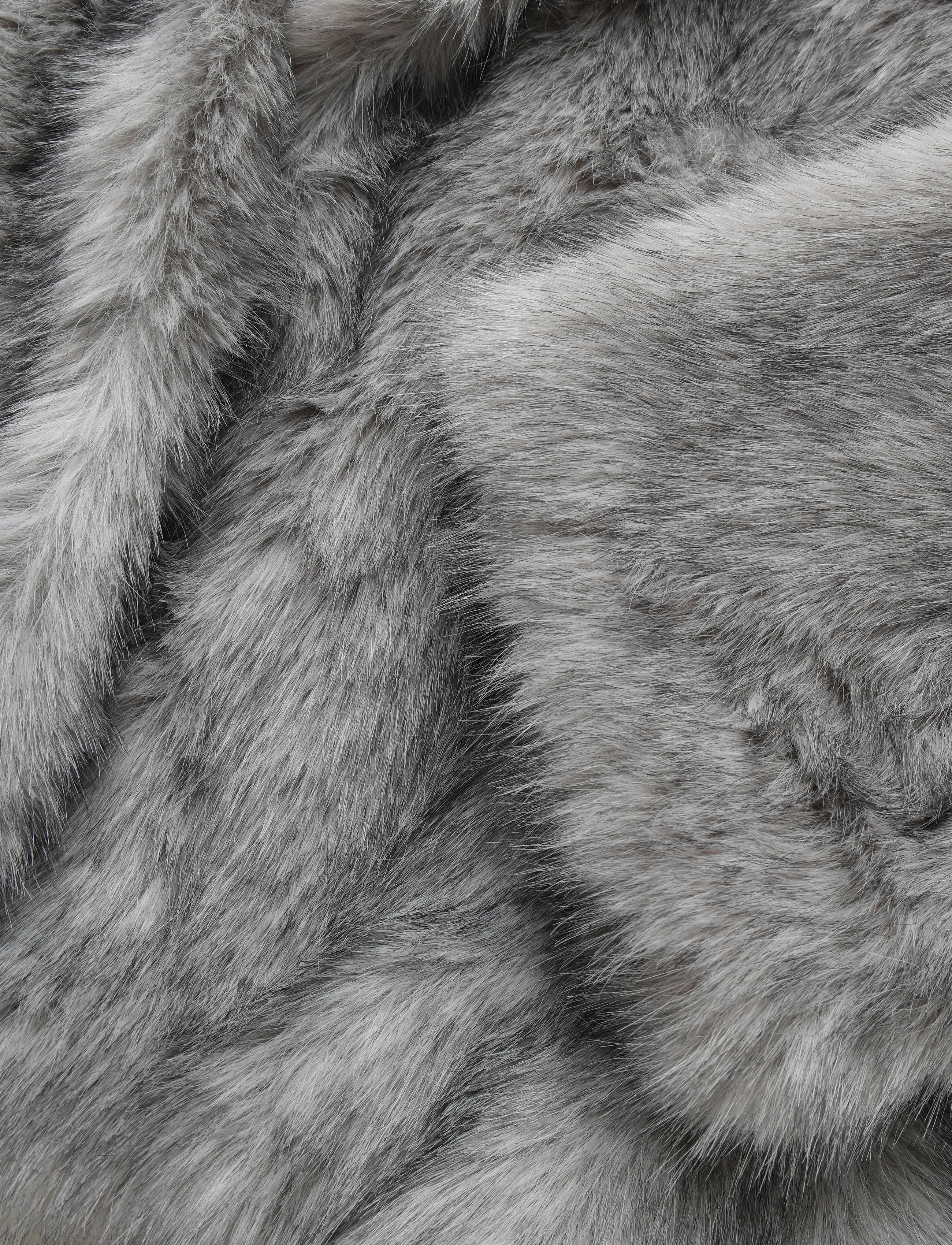 La Rouge - Fiona Short Fur - kunstpelz - grey - 3