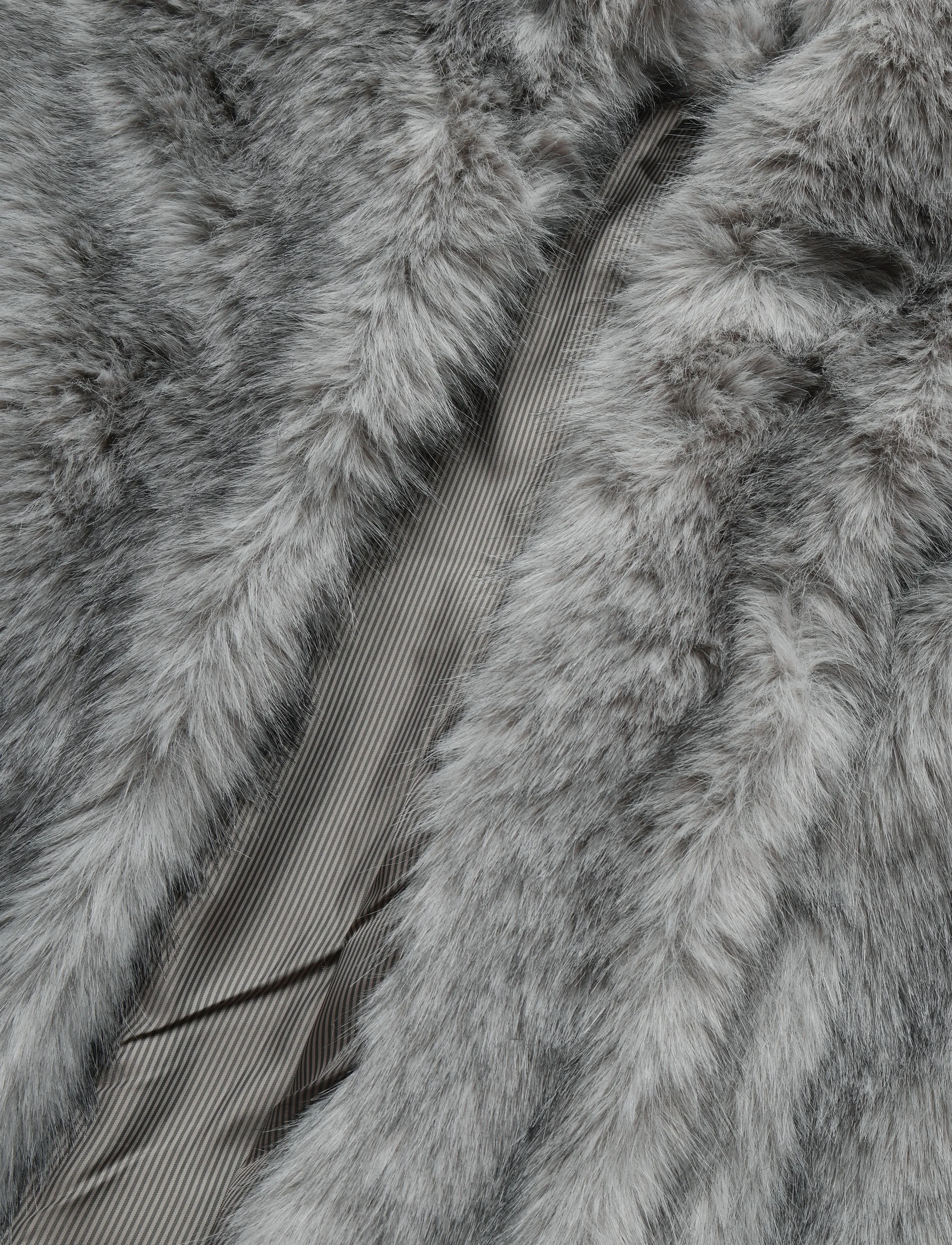 La Rouge - Fiona Short Fur - kunstpelz - grey - 4