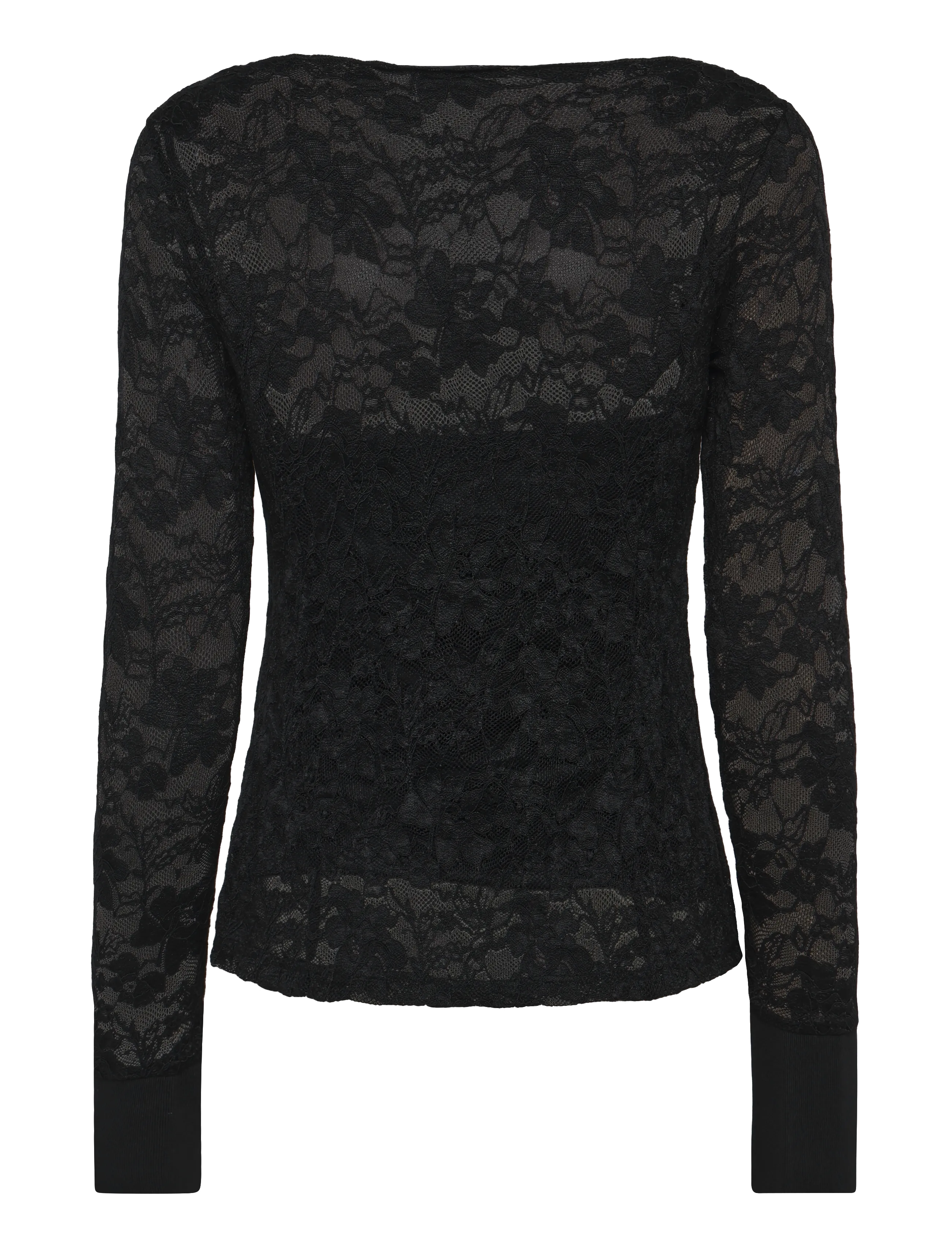 La Rouge - Lucia Blouse - langärmlige blusen - black - 1