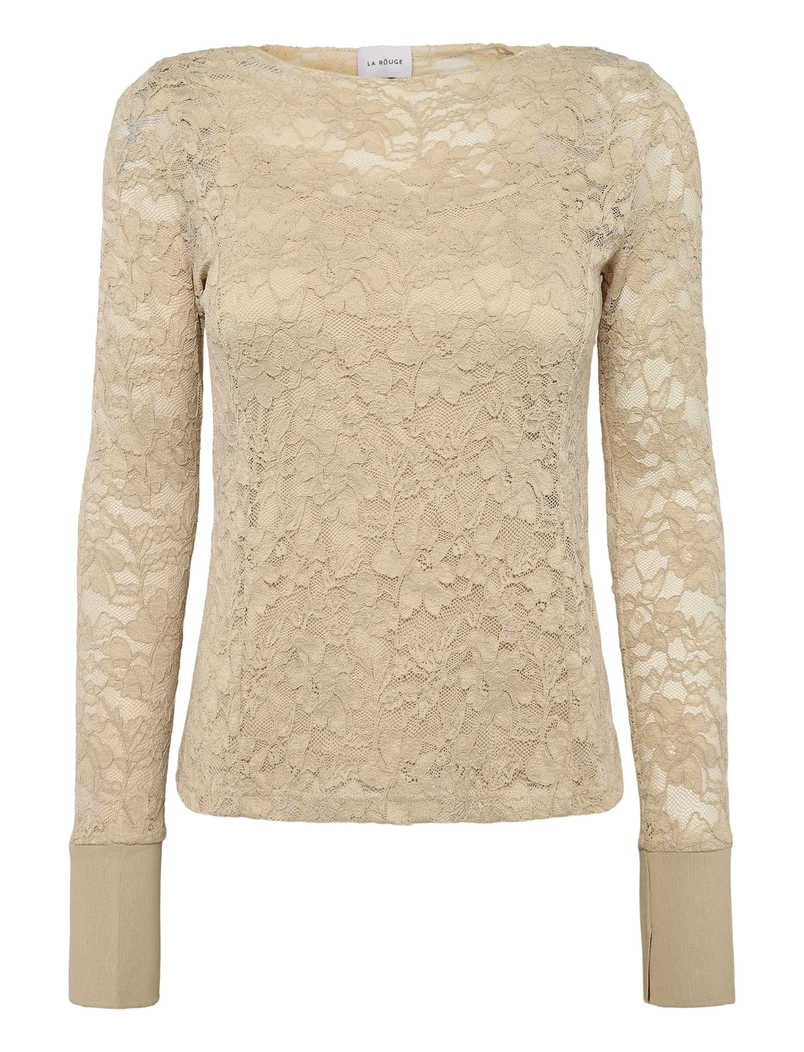 LA ROUGE Lucia Bluse Cream - M/L - Damen