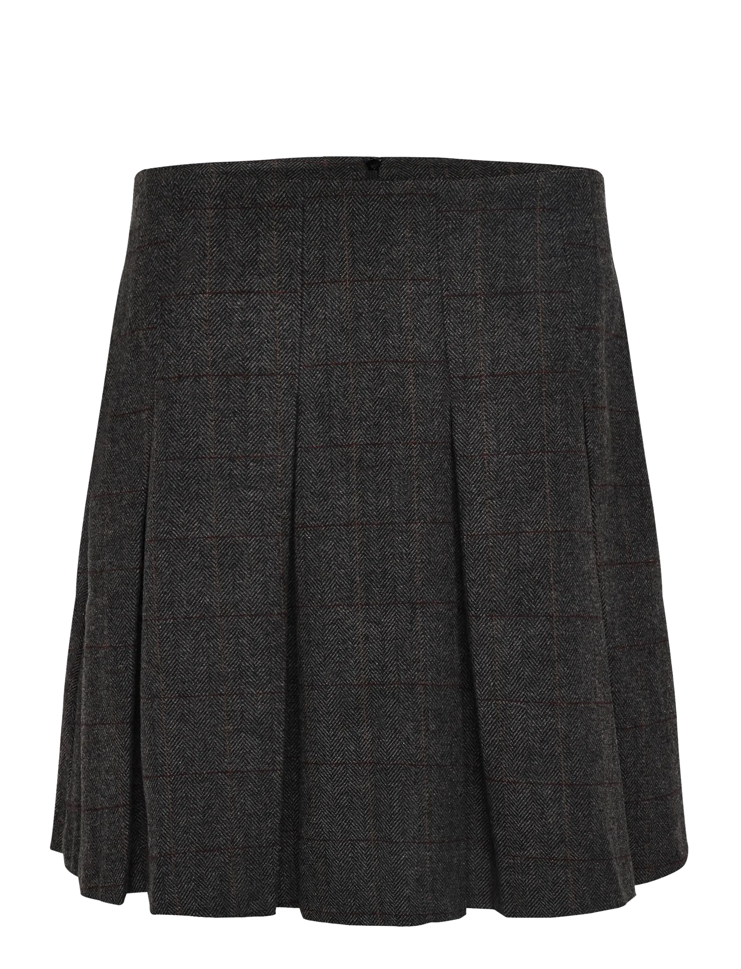 La Rouge Checki skirt - La Rouge - BROWN / brown