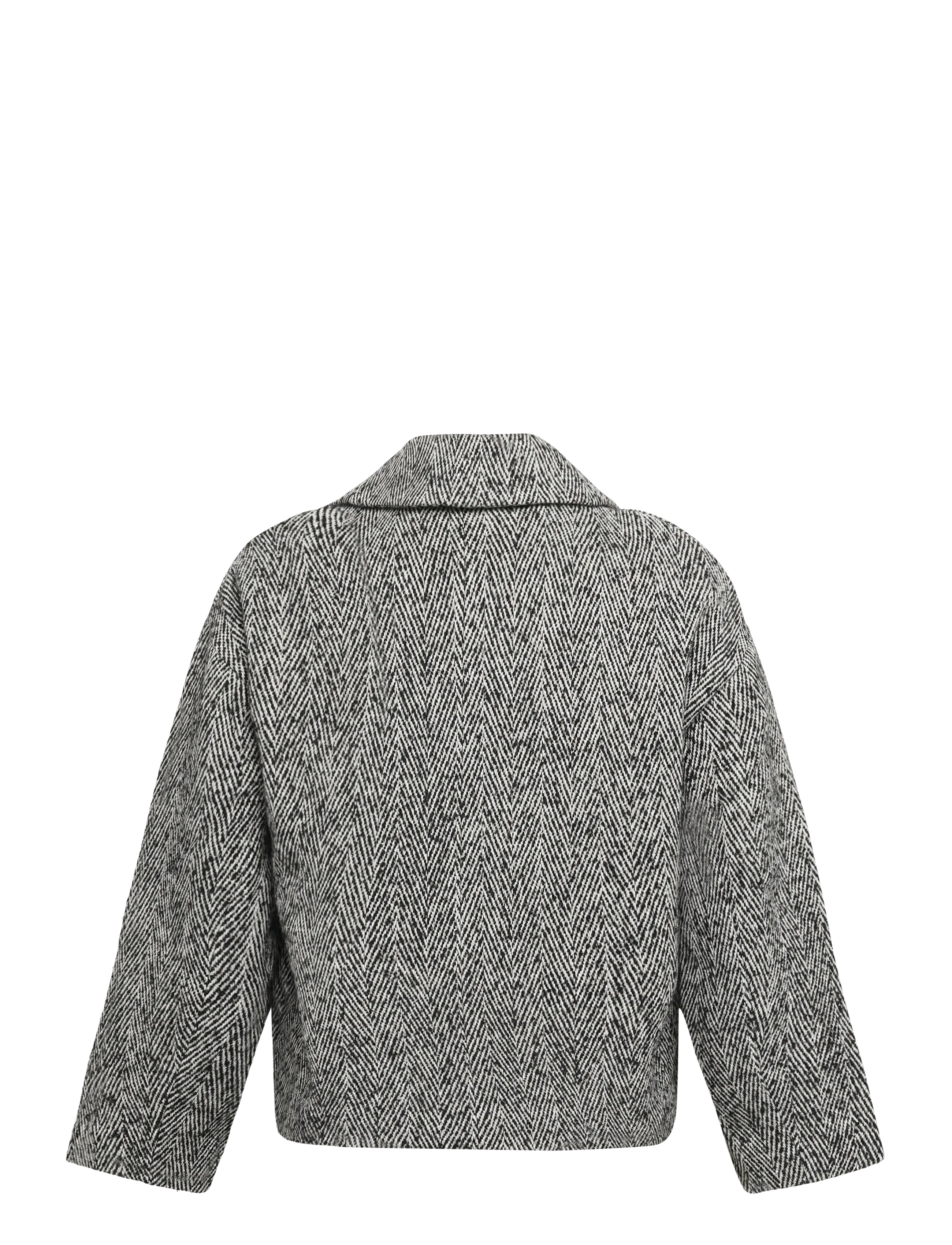 La Rouge - Winnie Wool Jacket - wintermäntel - black - 1
