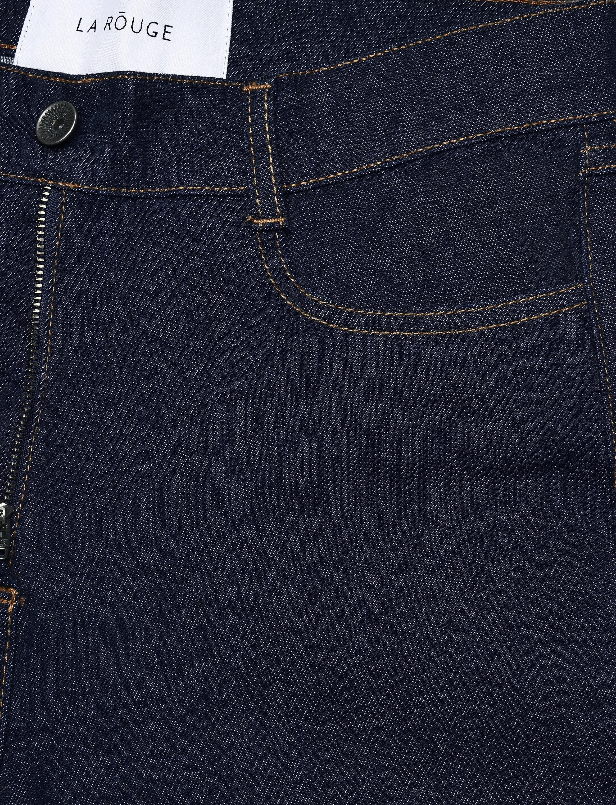 La Rouge - Lotte Jeans - hosen mit weitem bein - dark denim - 2