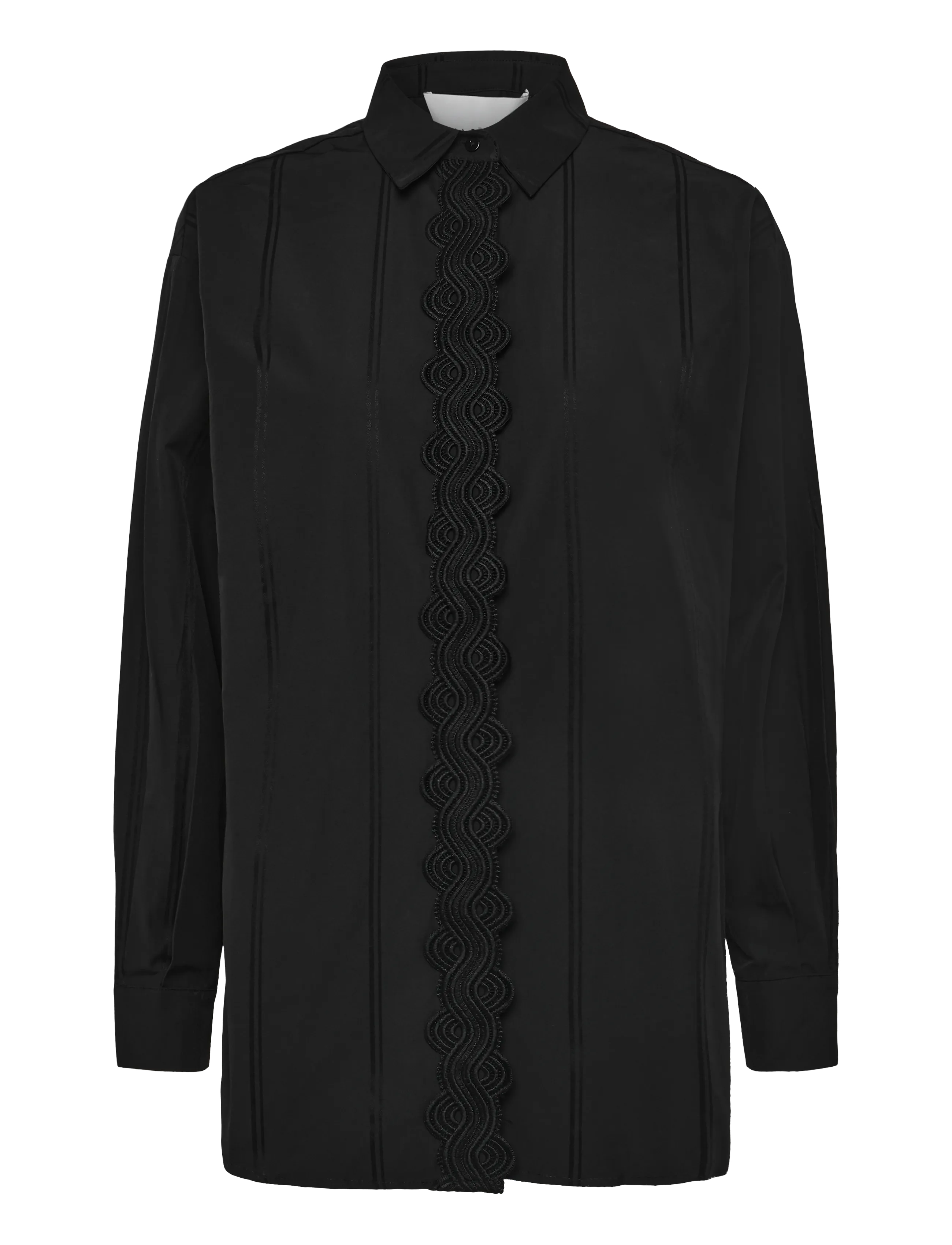 LA ROUGE Agnes Shirt Schwarz - L/XL - Damen