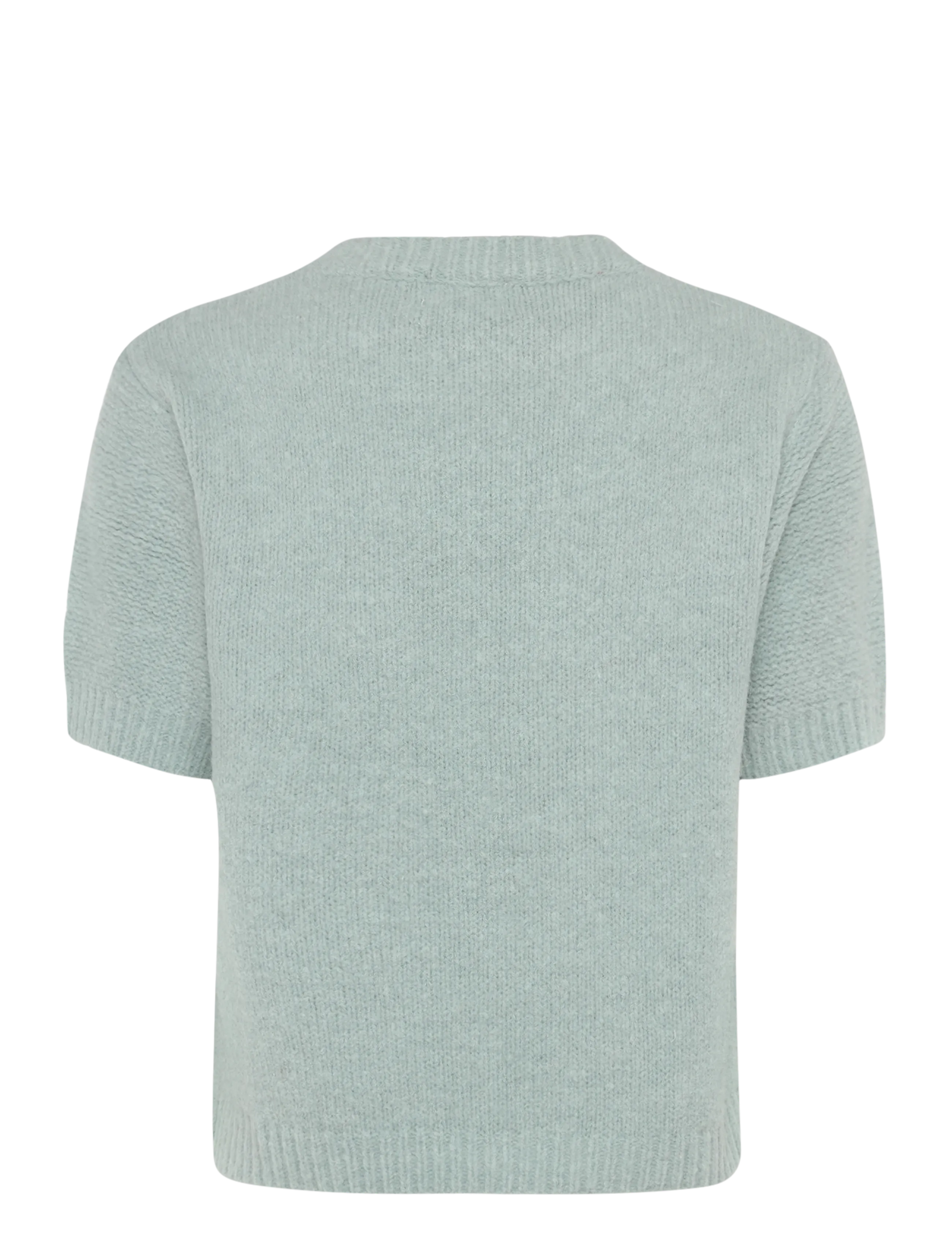 La Rouge - Alpa S/S Knit - t-shirts - faded green - 1
