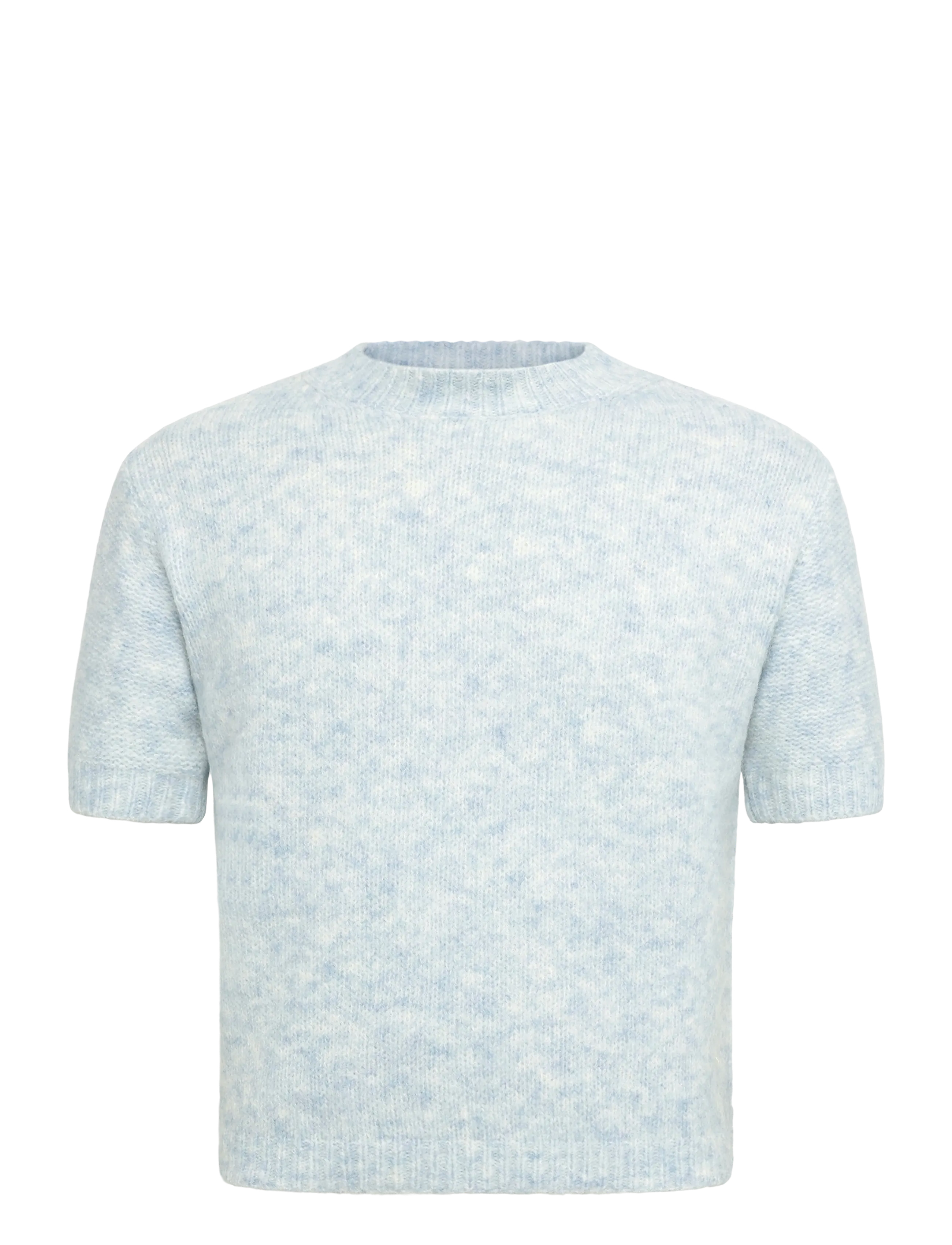 La Rouge Alpa S/S Knit - La Rouge - LIGHT BLUE MELANGE / blue