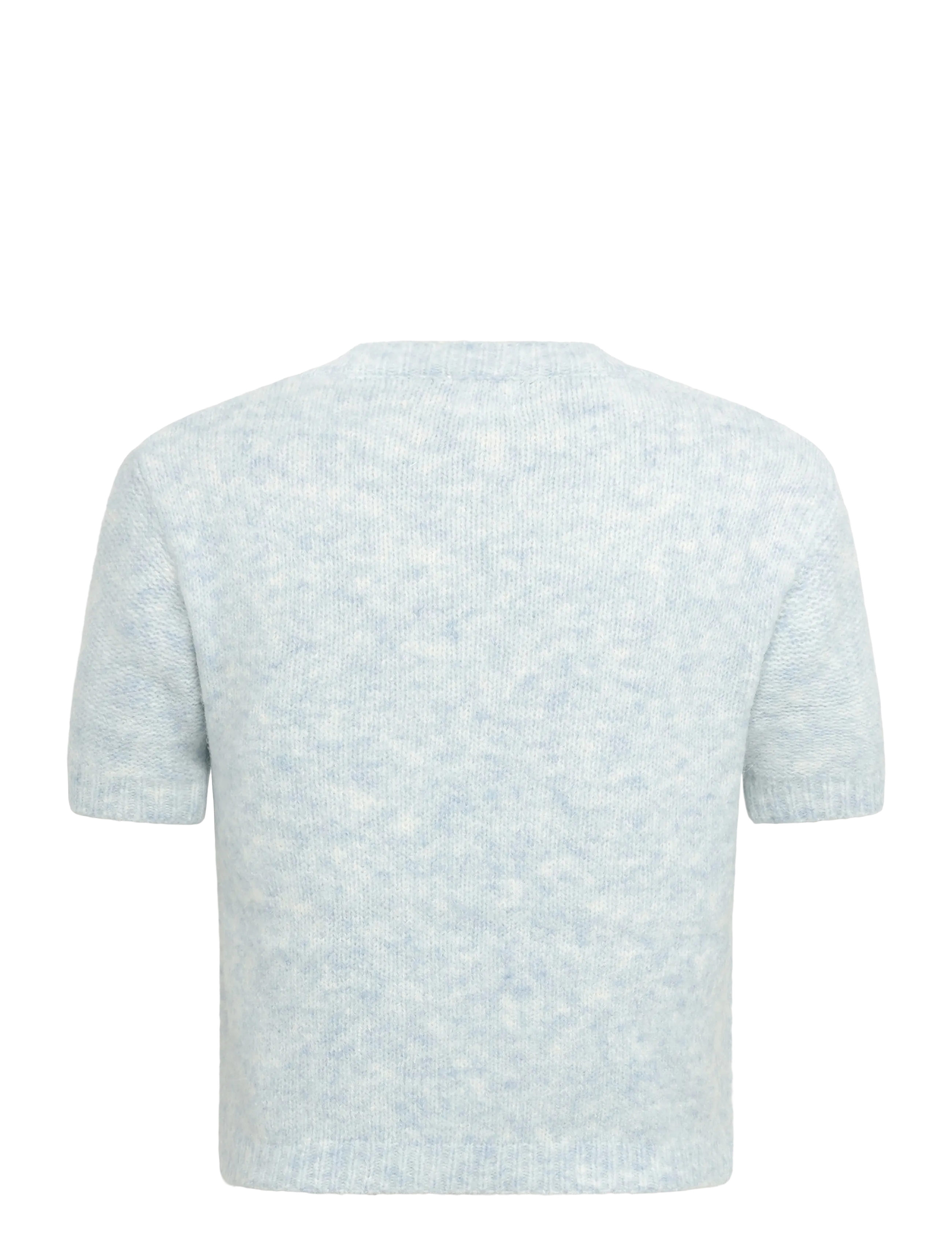 La Rouge - Alpa S/S Knit - t-shirts - light blue melange - 1
