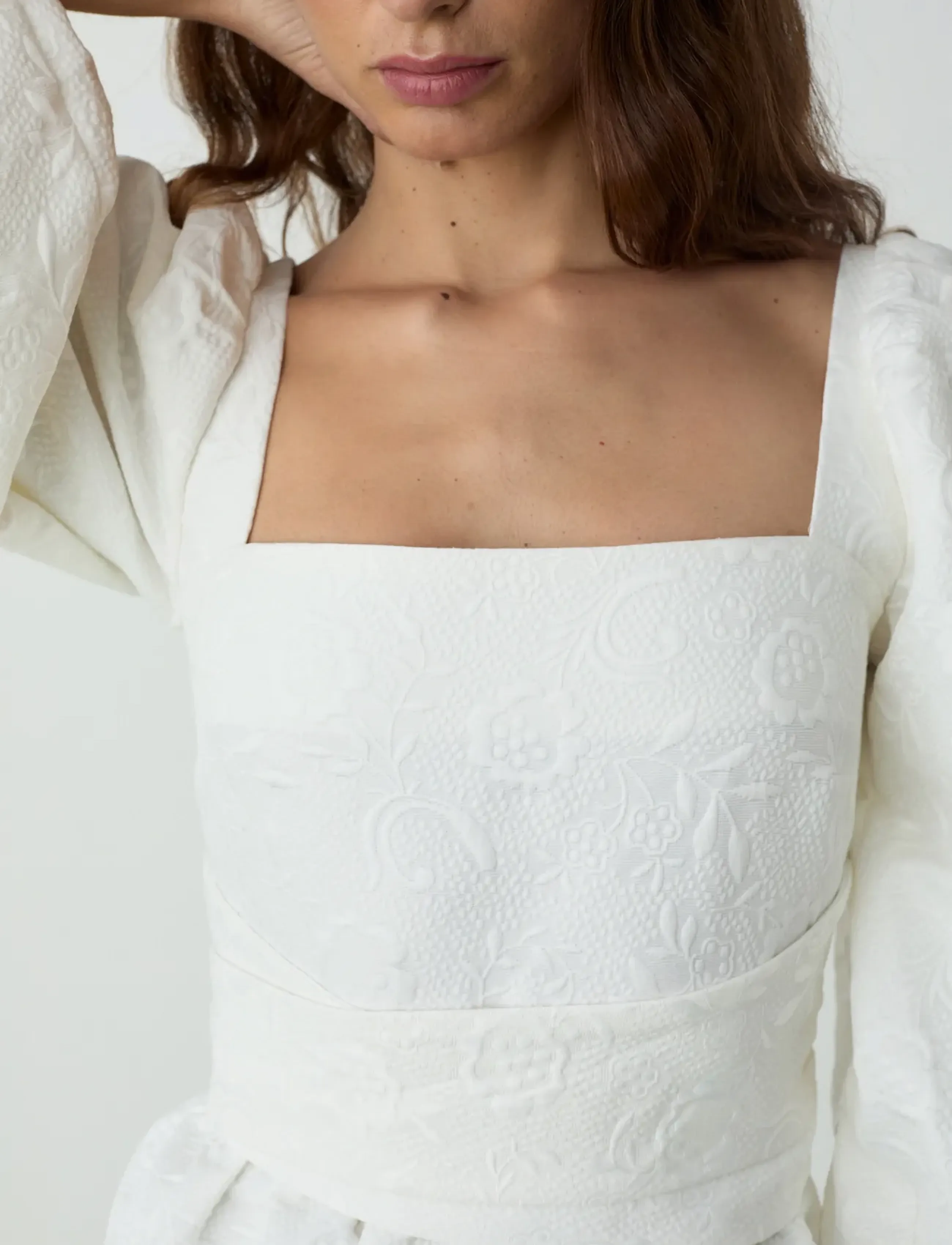 Laagam - CECILE WHITE BLOUSE - långärmade blusar - white - 3