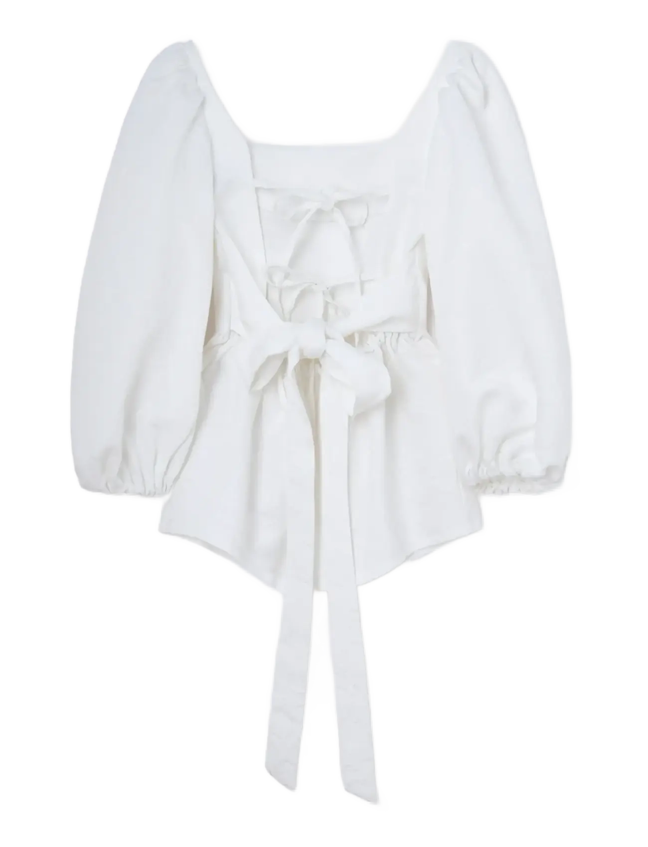 Laagam - CECILE WHITE BLOUSE - långärmade blusar - white - 2