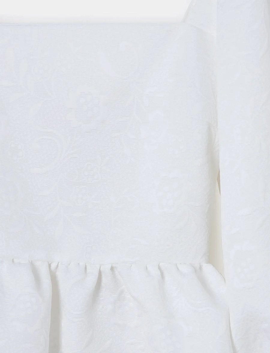 Laagam - CECILE WHITE BLOUSE - blūzes ar garām piedurknēm - white - 5