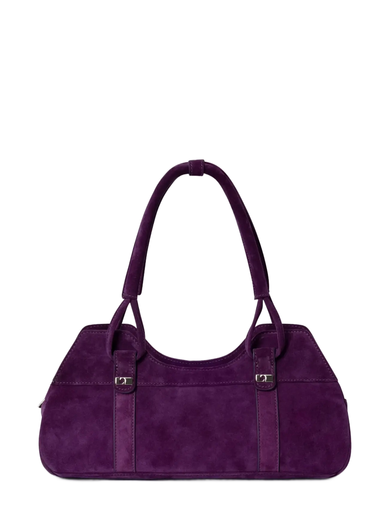 Laagam JANE AUBERGINE SUEDE BAG - Skuldertasker - AUBERGINE / purple