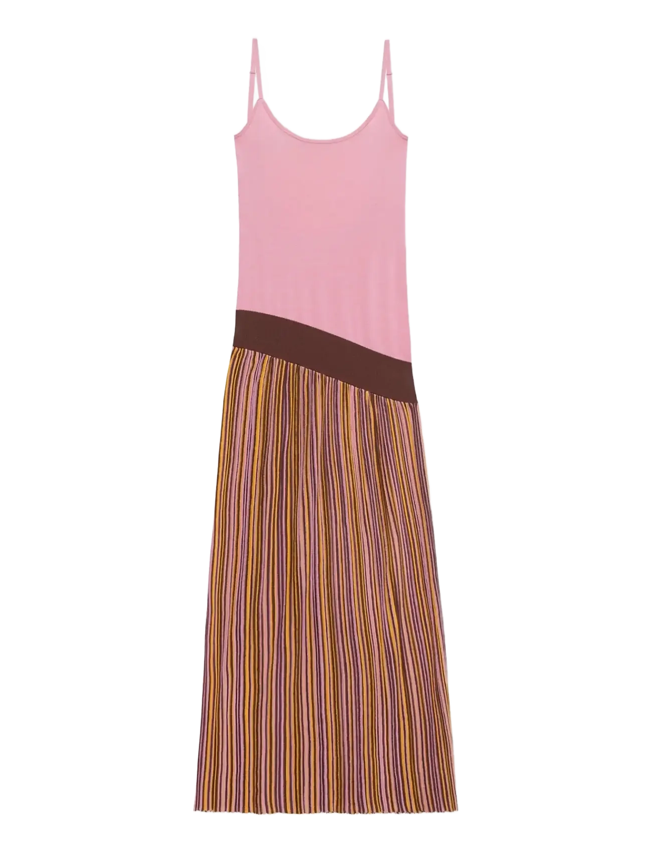 Laagam JARA PINK ASYMMETRIC LONG DRESS - Dizainerių prekės - PINK / pink/rose